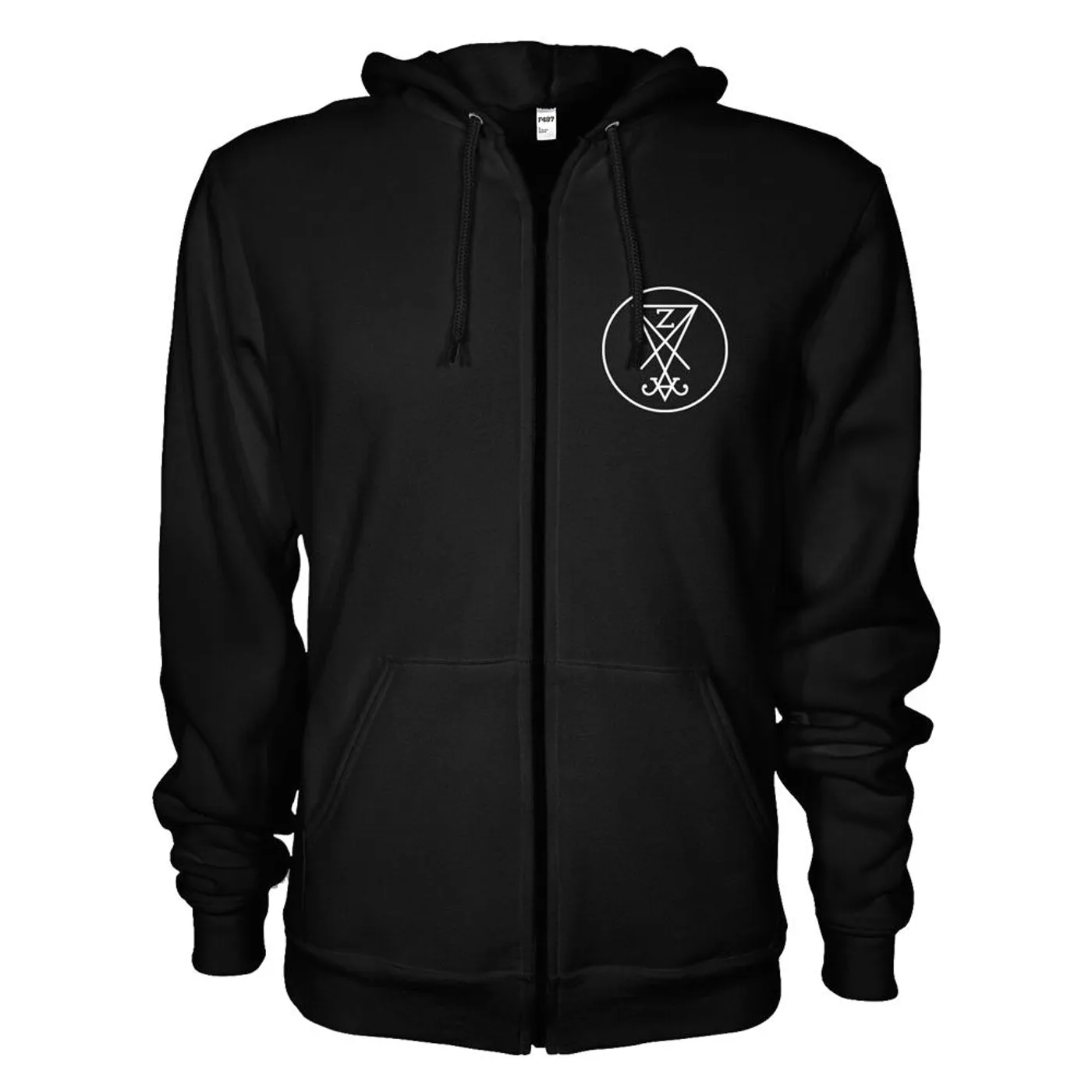 Zeal & Ardor "Logo (Black and White)" Zip Hoodie