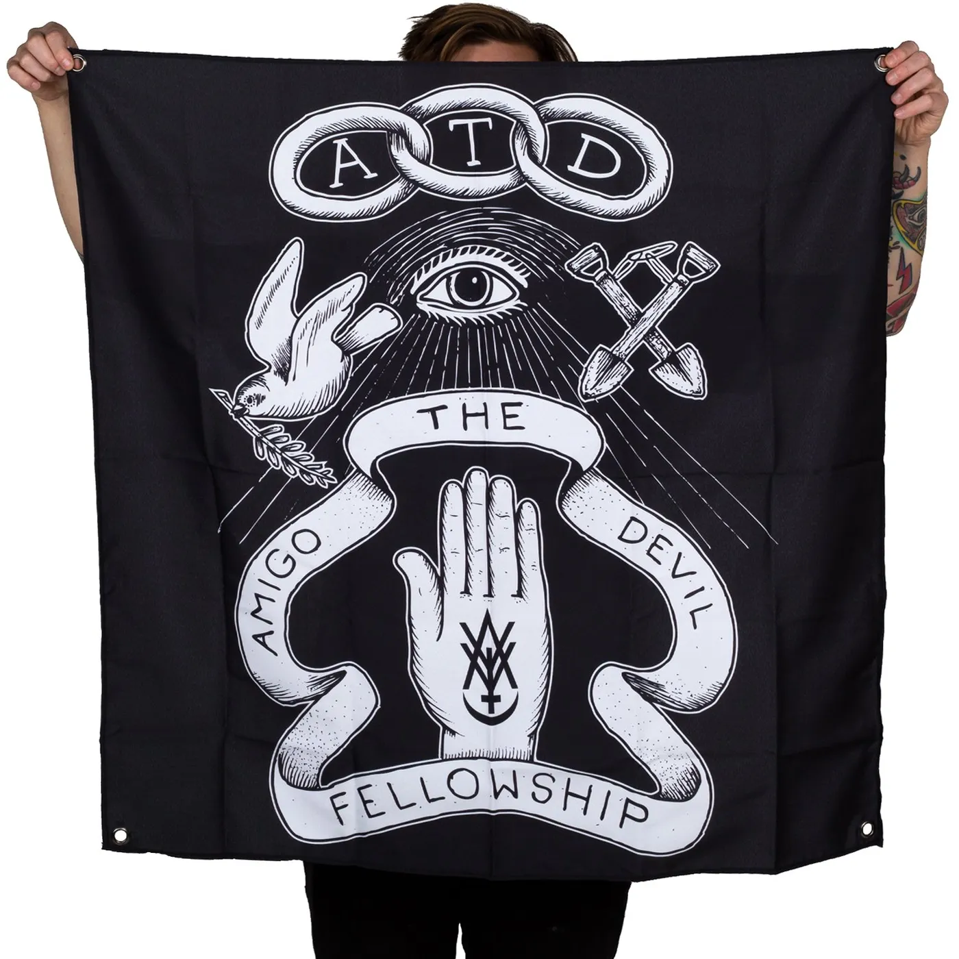 Amigo The Devil "Fellowship" Flag