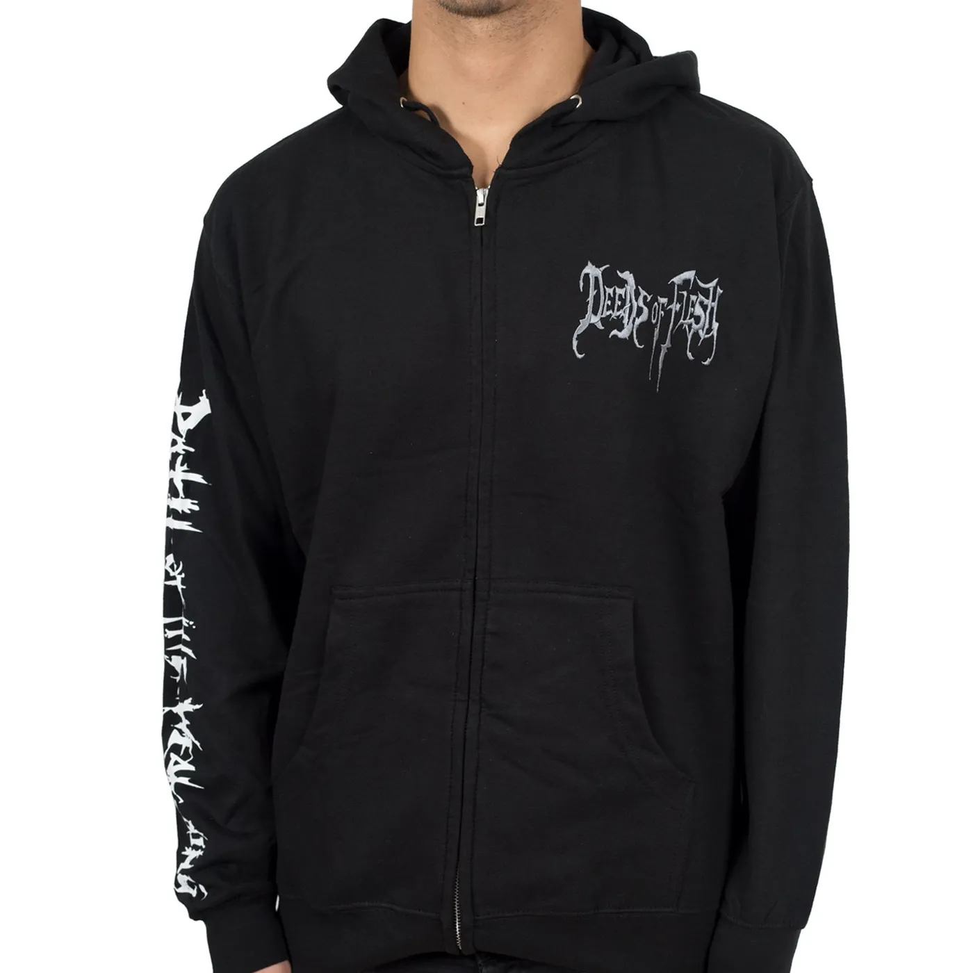 Deeds of Flesh "Path Of The Weakening v2" Zip Hoodie