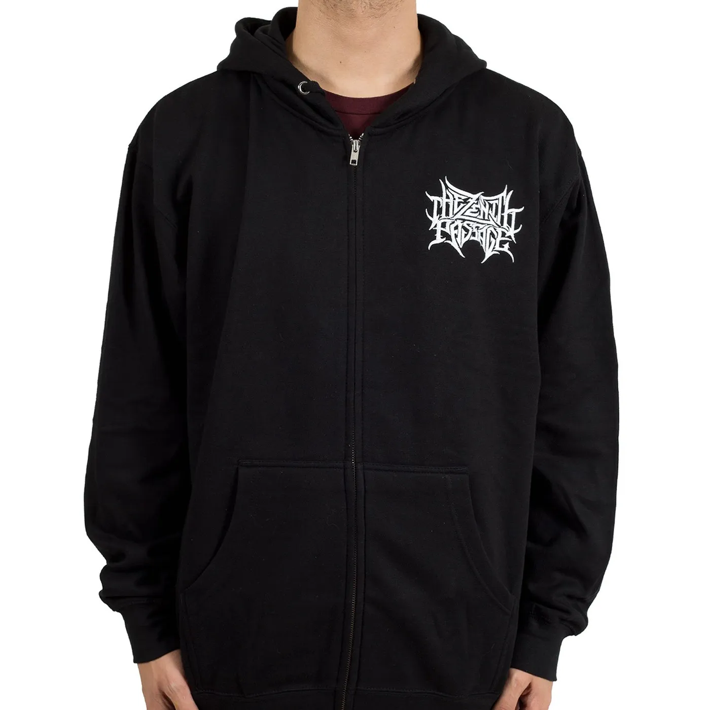 The Zenith Passage "Digital Mirror Face" Zip Hoodie