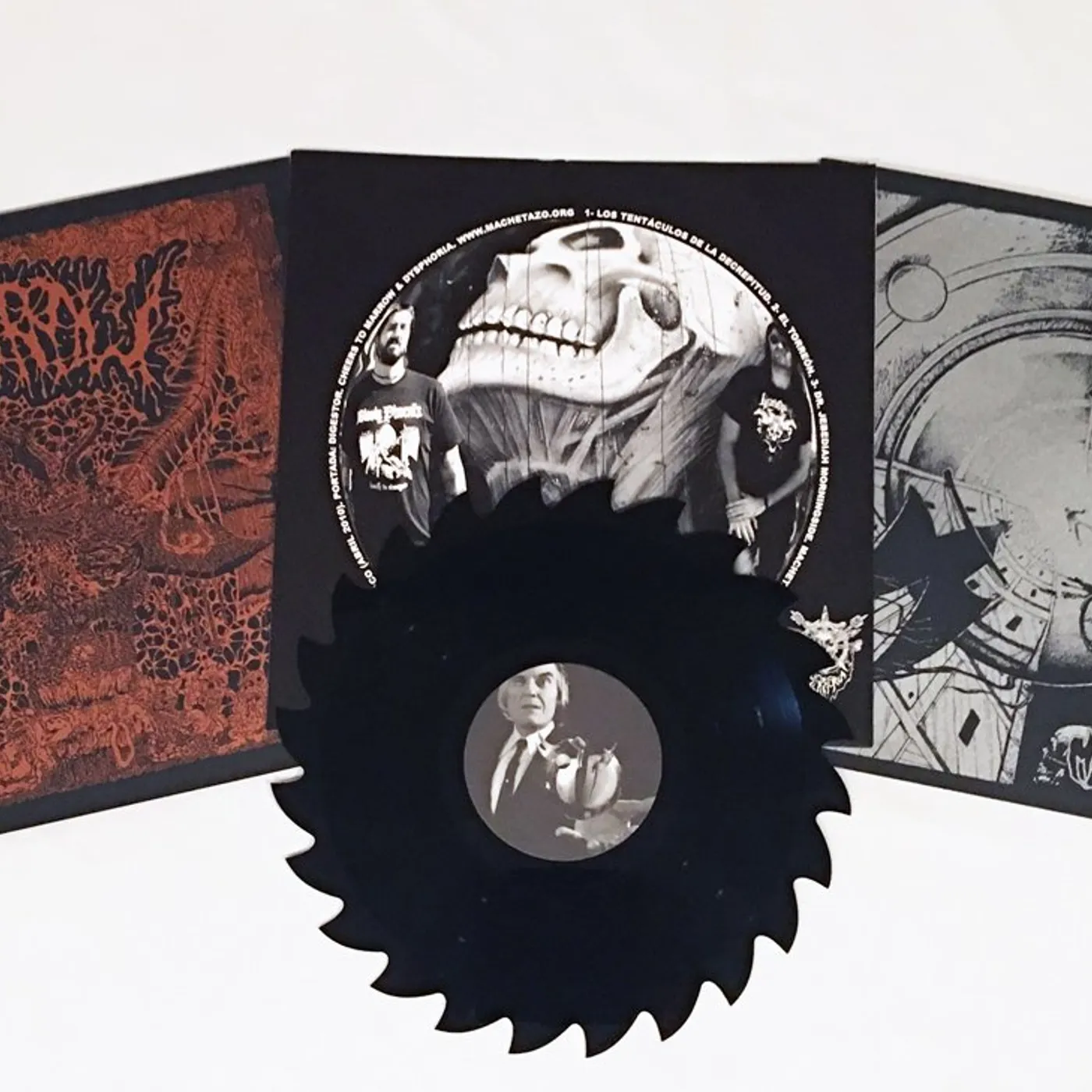 Machetazo "Machetazo | Marrow Split LP (Saw Blade Vinyl)" 12"