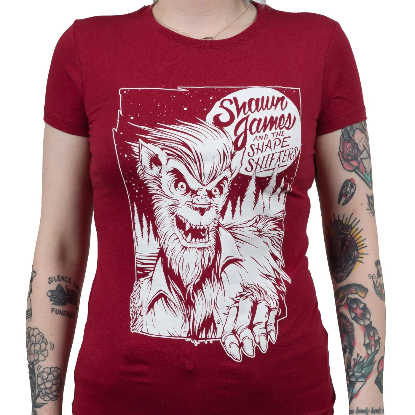 Shawn James & The Shapeshifters "Wolfman" Girls T-shirt