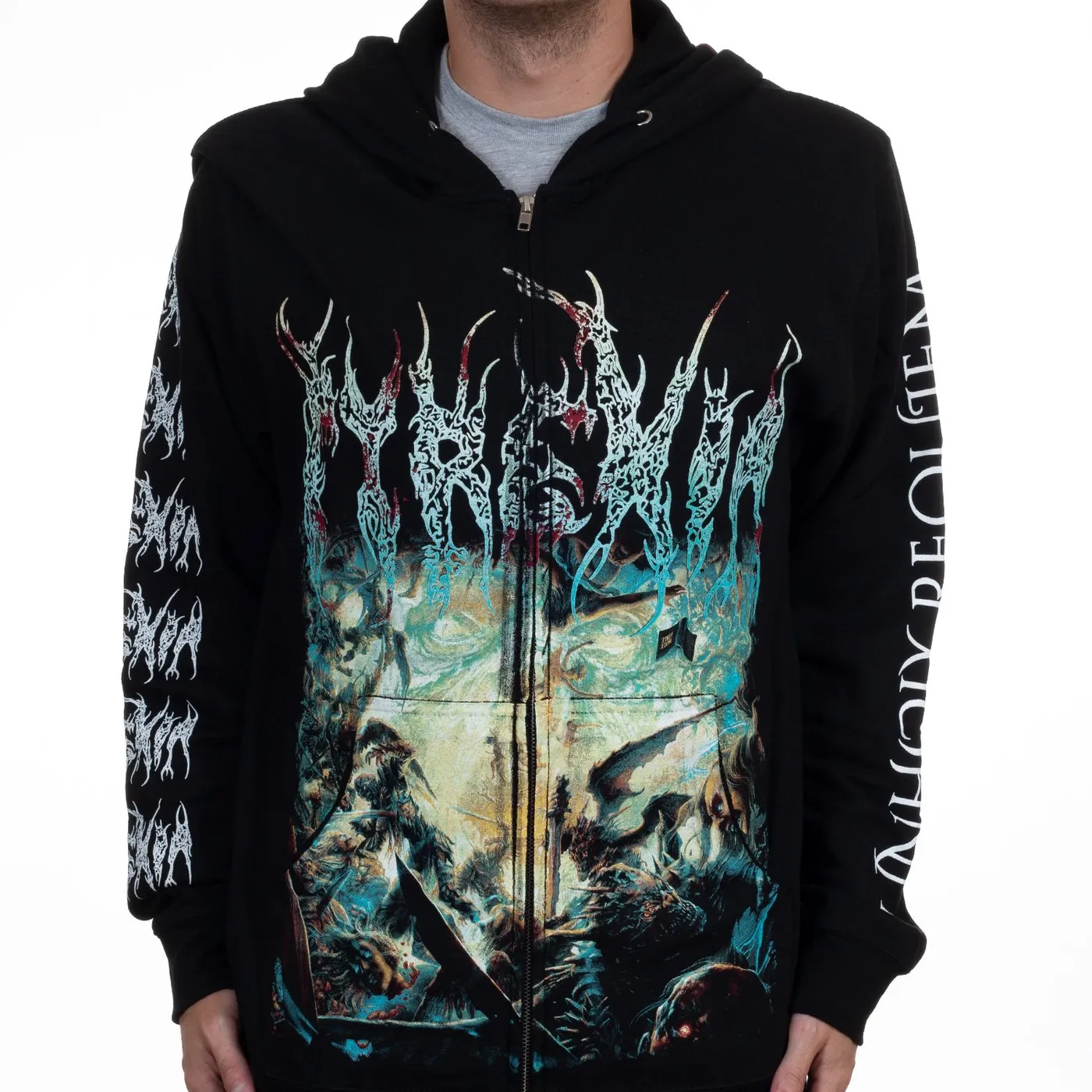Pyrexia "Unholy Requiem" Zip Hoodie