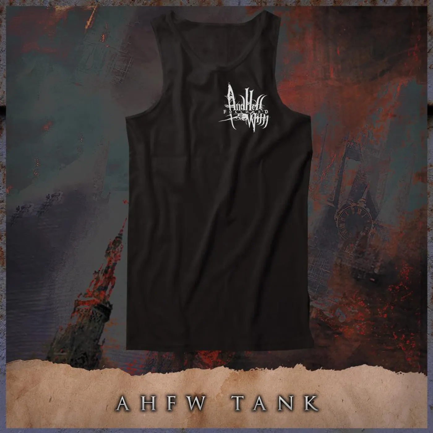 And Hell Followed With "Logo" Tank Top
