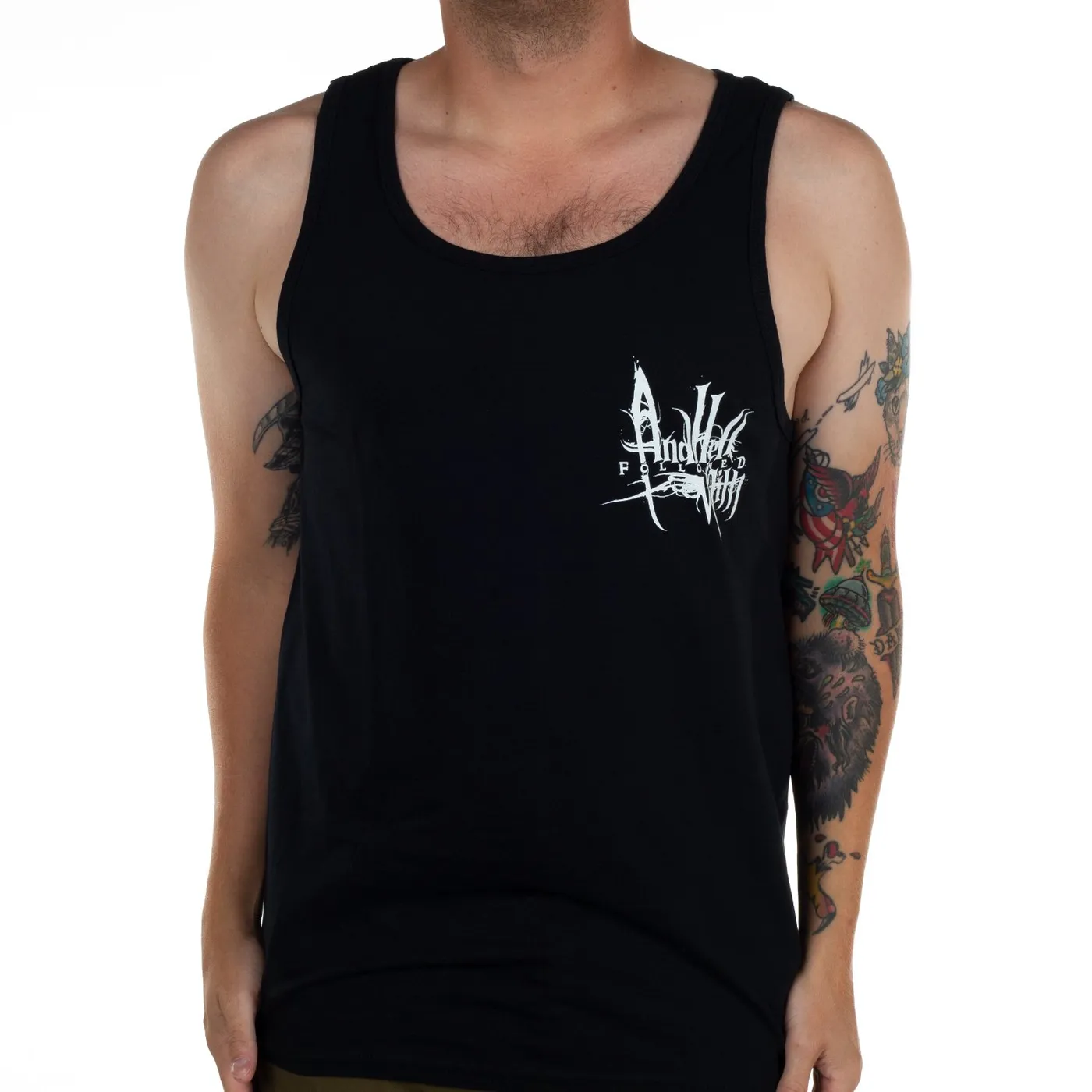 And Hell Followed With "Logo" Tank Top