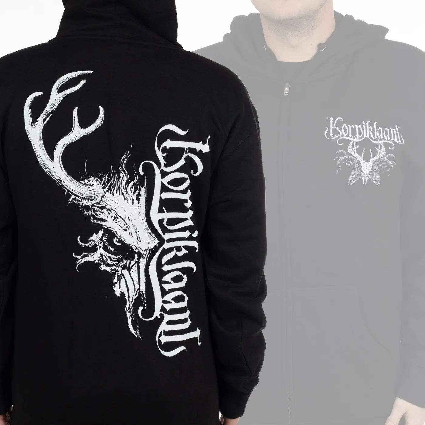 Korpiklaani "Skull" Zip Hoodie