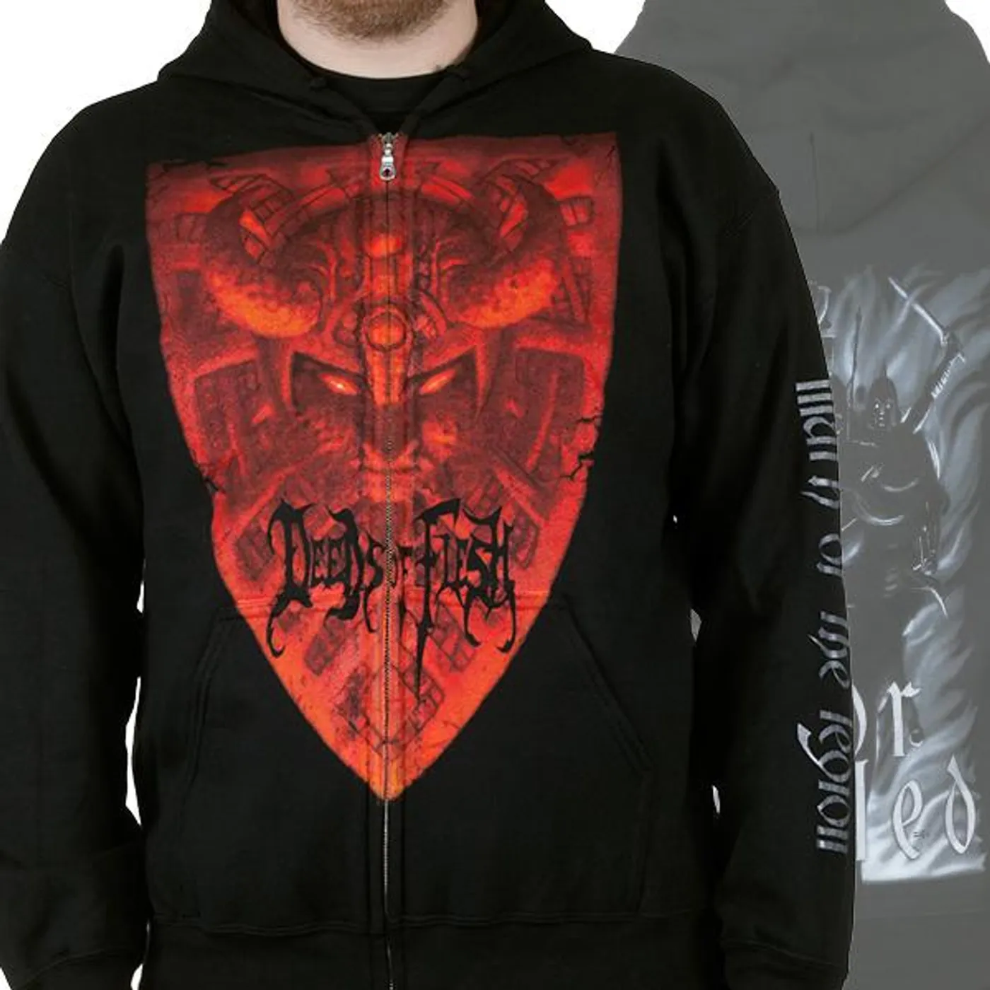 Deeds of Flesh "Mark Of The Legion" Zip Hoodie