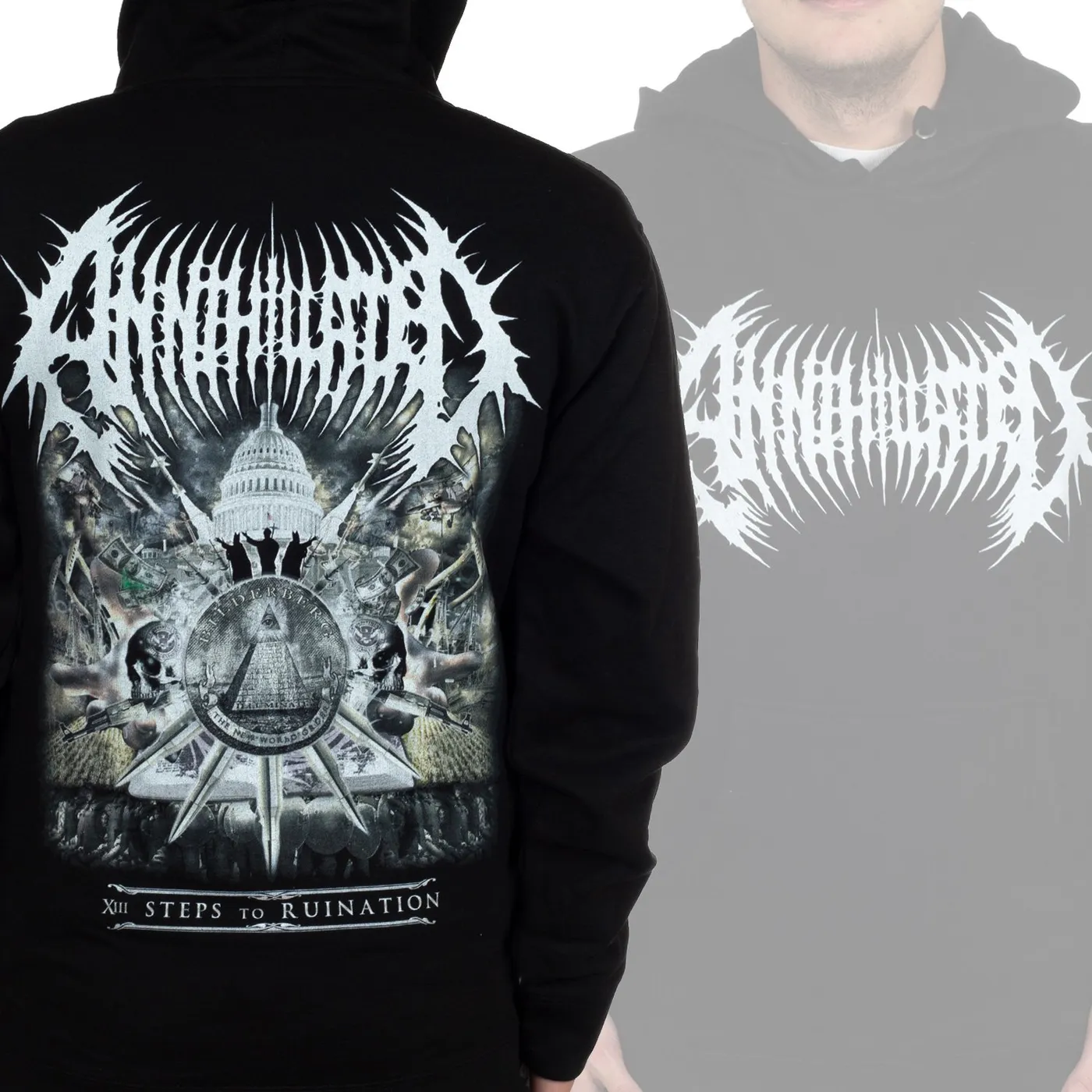 The Annihilated "XIII Steps to Ruination" Pullover Hoodie