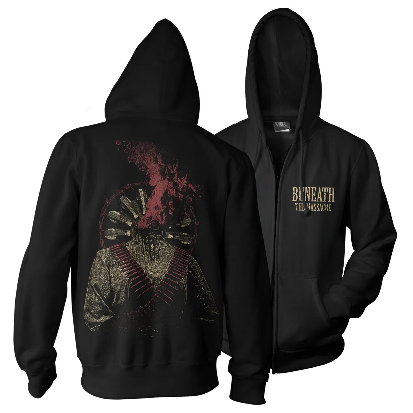 Beneath The Massacre "Headless" Zip Hoodie