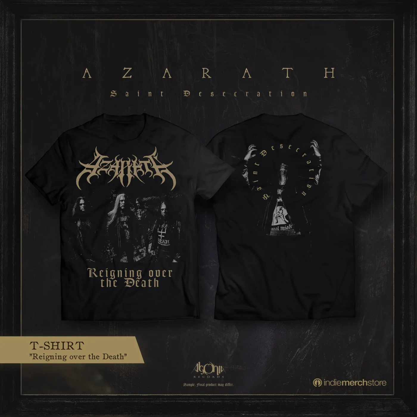 Azarath "Saint Desecration (model II)" Limited Edition T-Shirt