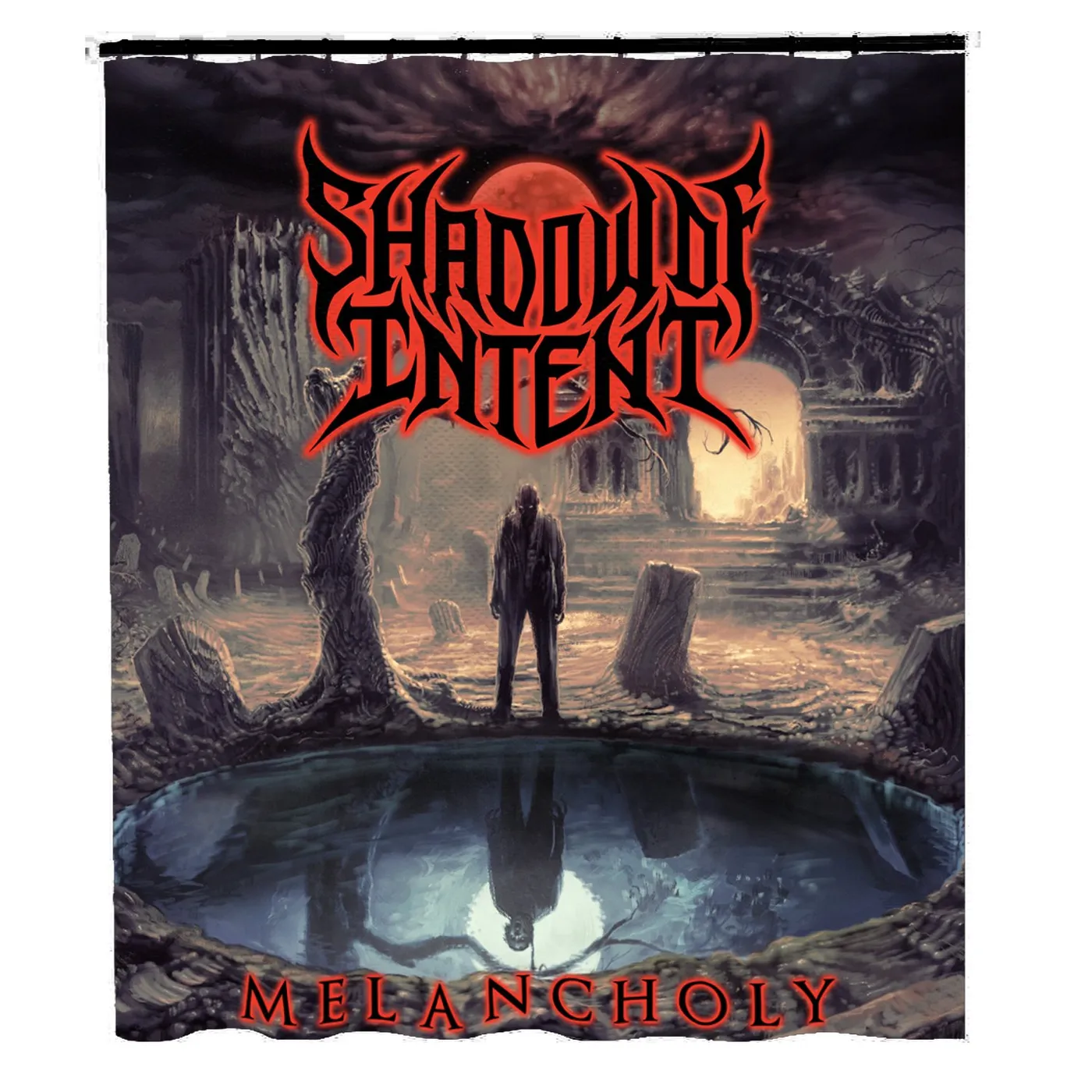 Shadow Of Intent "Melancholy" Shower Curtain