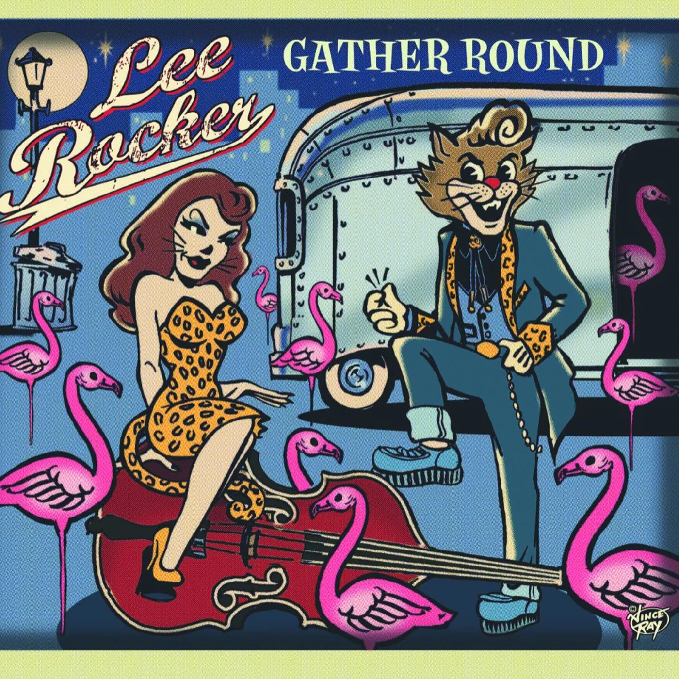 Lee Rocker "Gather 'Round (Signed)" 12"