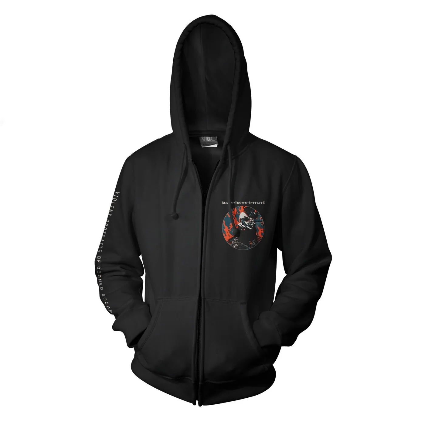 Black Crown Initiate "Violent Portraits" Zip Hoodie