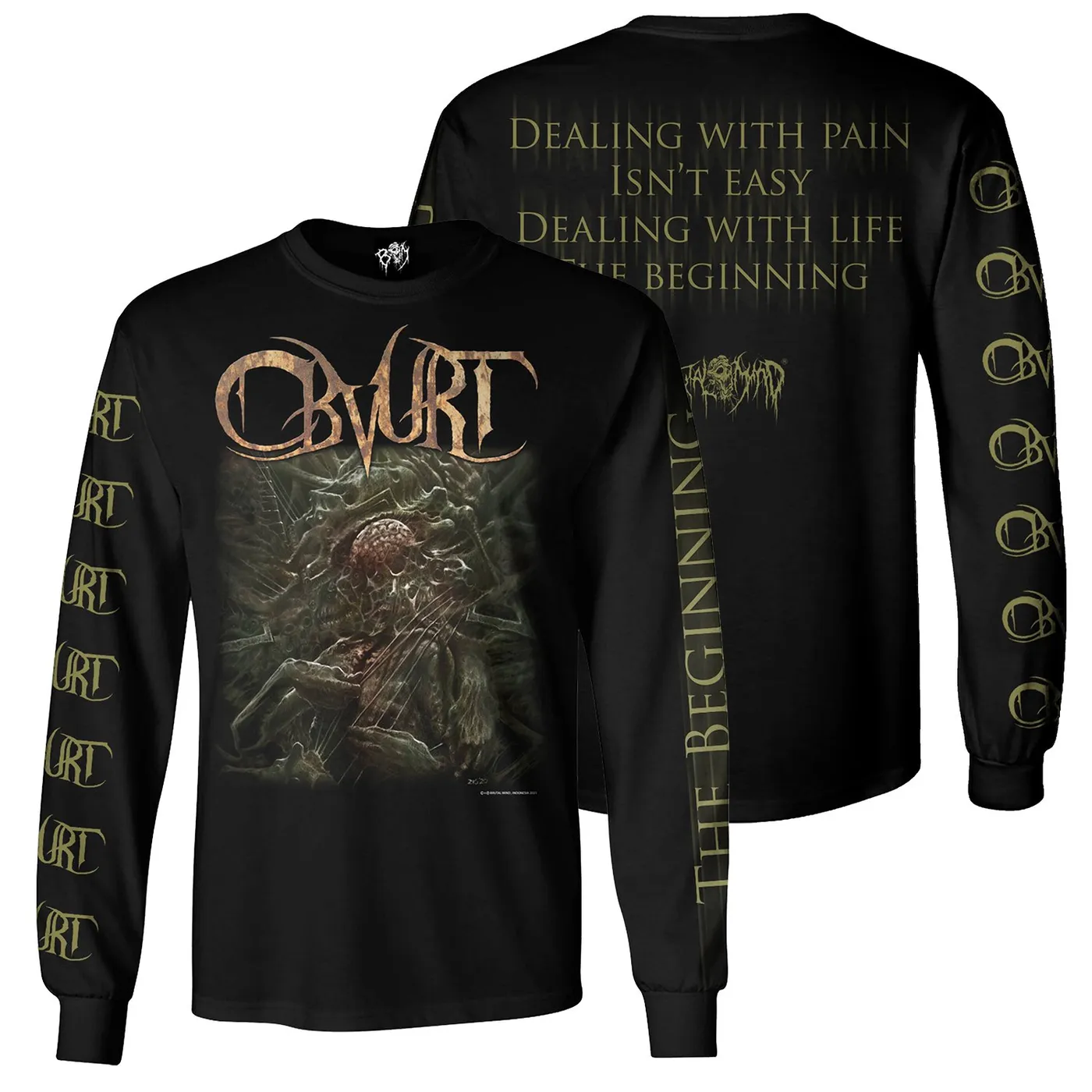Obvurt "Dealing With Pain" Longsleeve