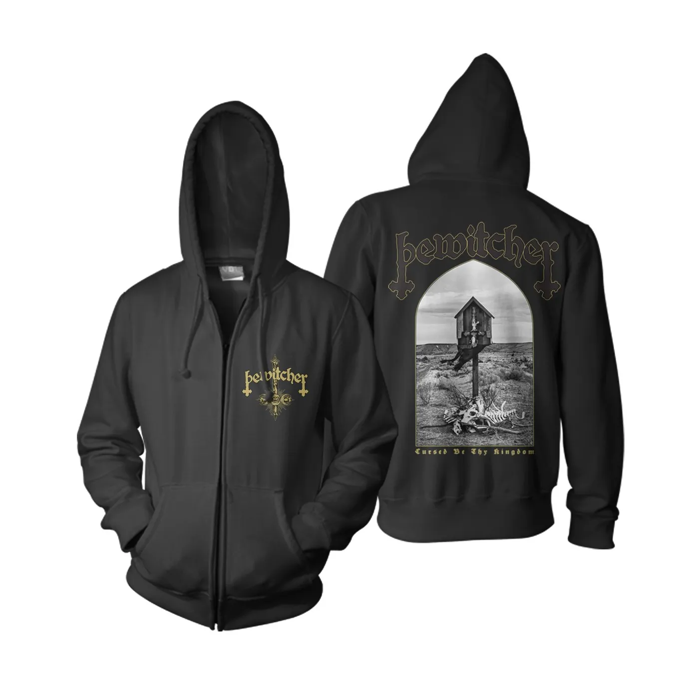 Bewitcher "Cursed Be Thy Kingdom" Zip Hoodie