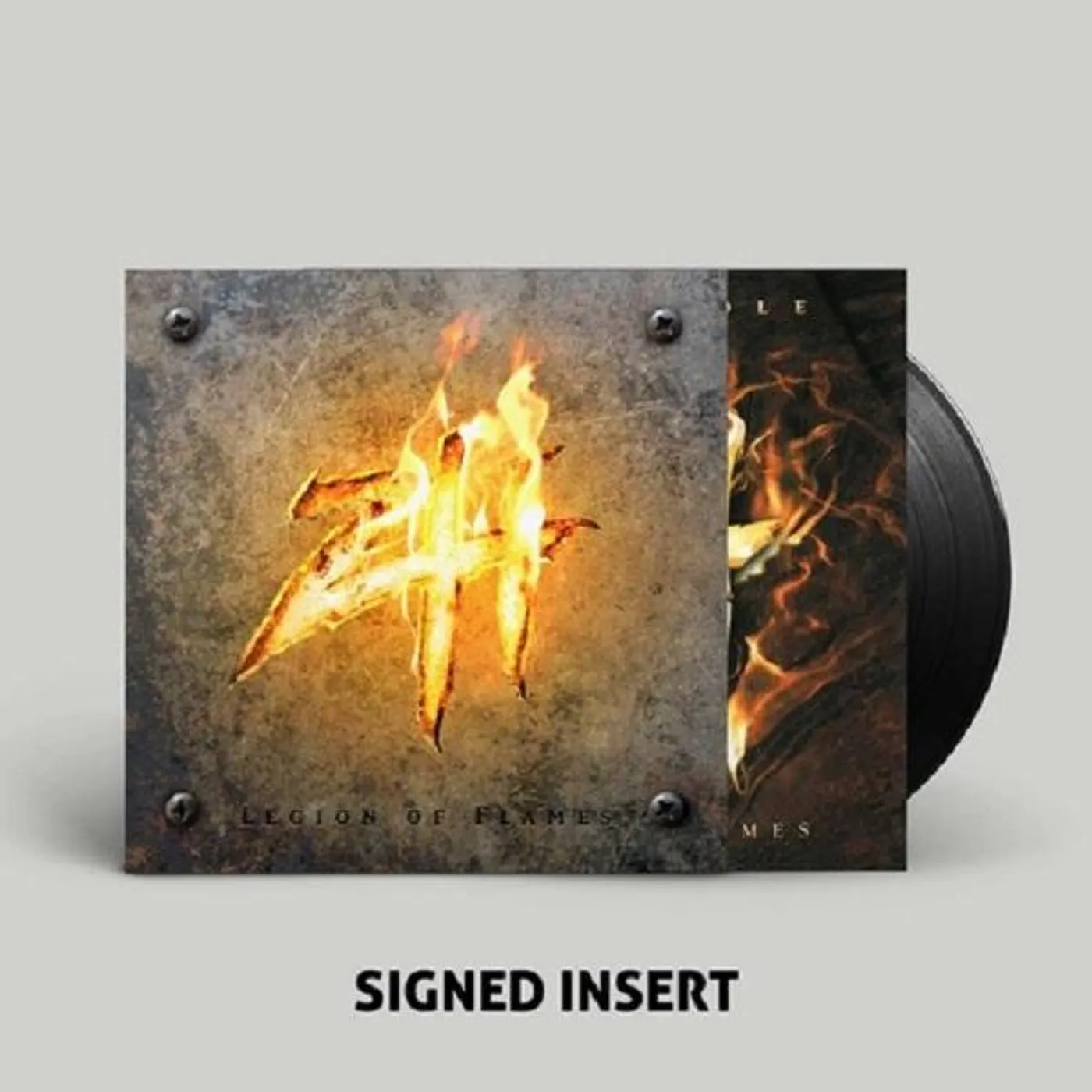 Zimmers Hole "Legion Of Flames Blackened Hole LP + SIGNED Insert" Bundle (Vinyl)
