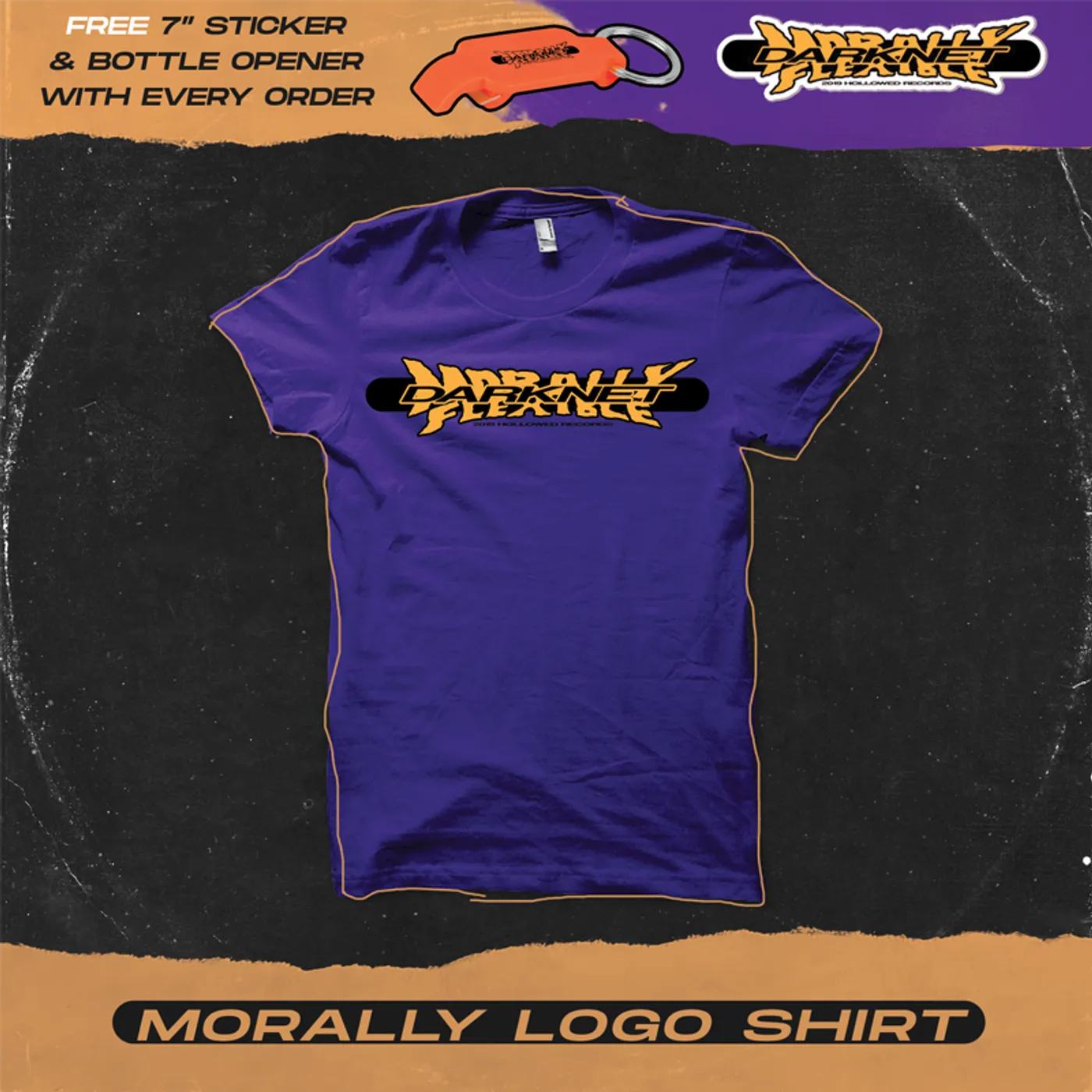 Darknet "Morally Logo Tee" Bundle