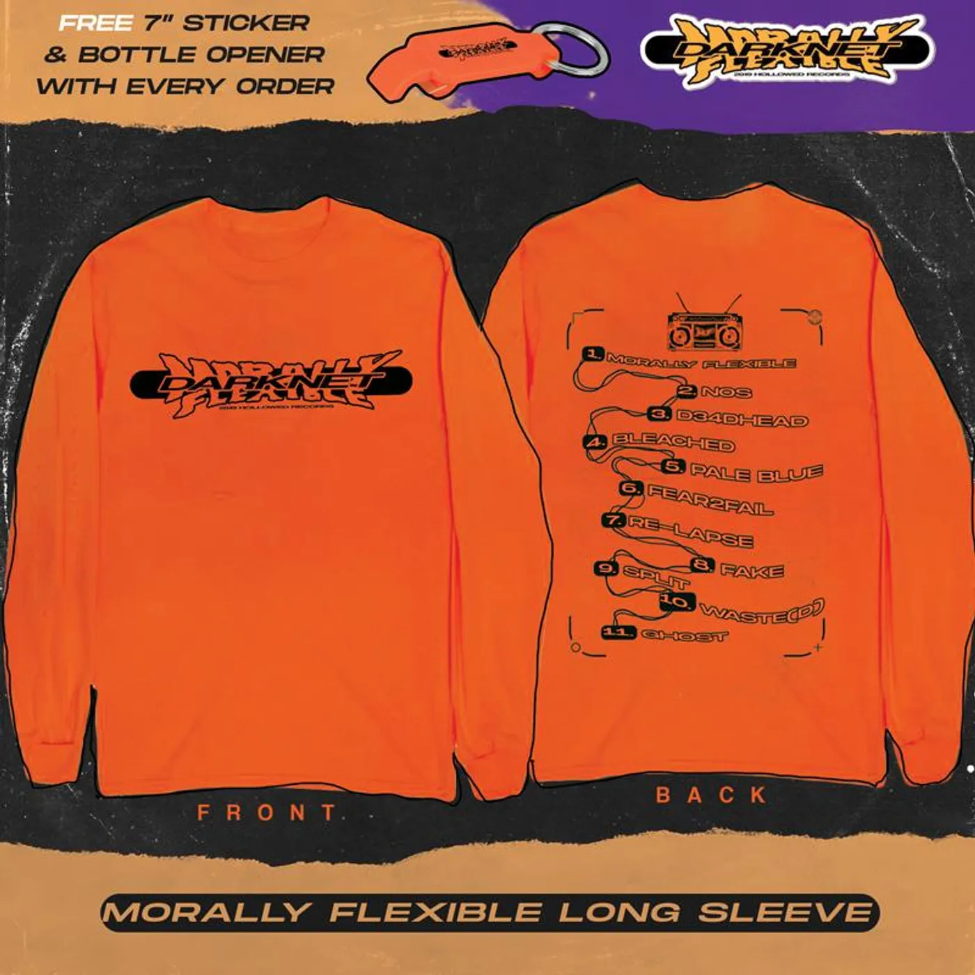 Darknet "Morally Flexible Longsleeve" Bundle