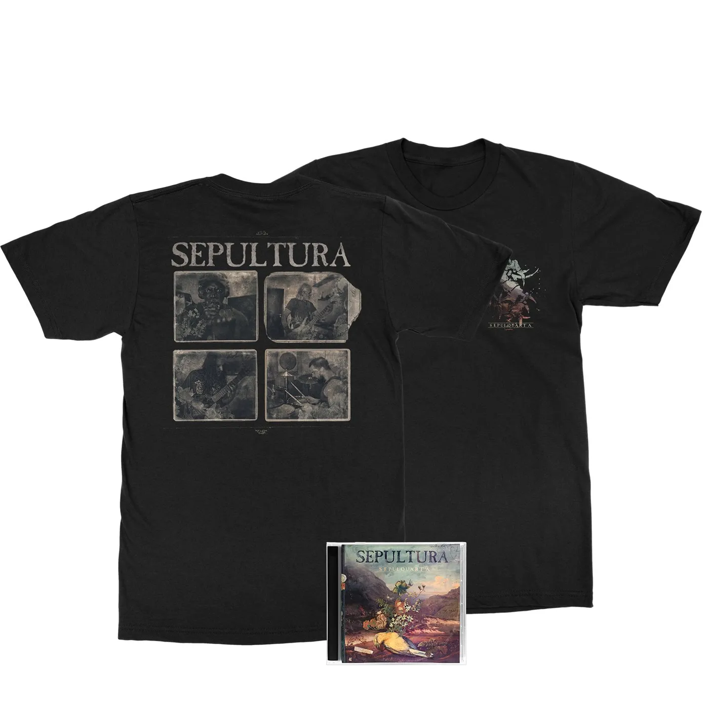 Sepultura "Sepulquarta CD + Tee Bundle" Bundle