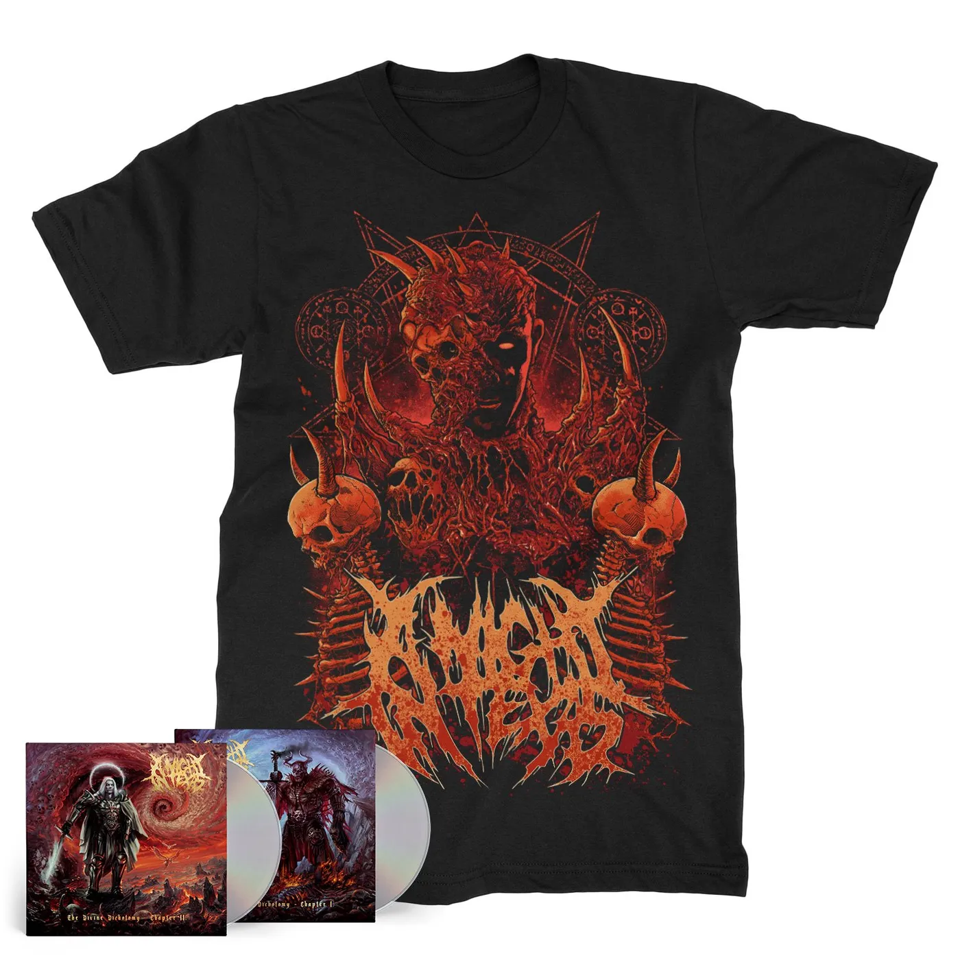 A Night In Texas "The Divine Dichotomy CD/Dark Arts Tee Bundle" Bundle
