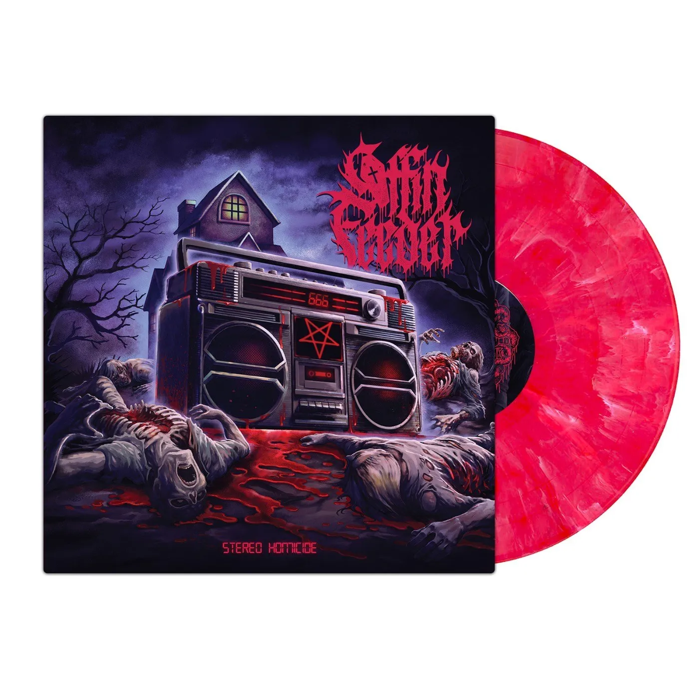 Coffin Feeder "Stereo Homicide Hoodie + Marble Vinyl" Bundle