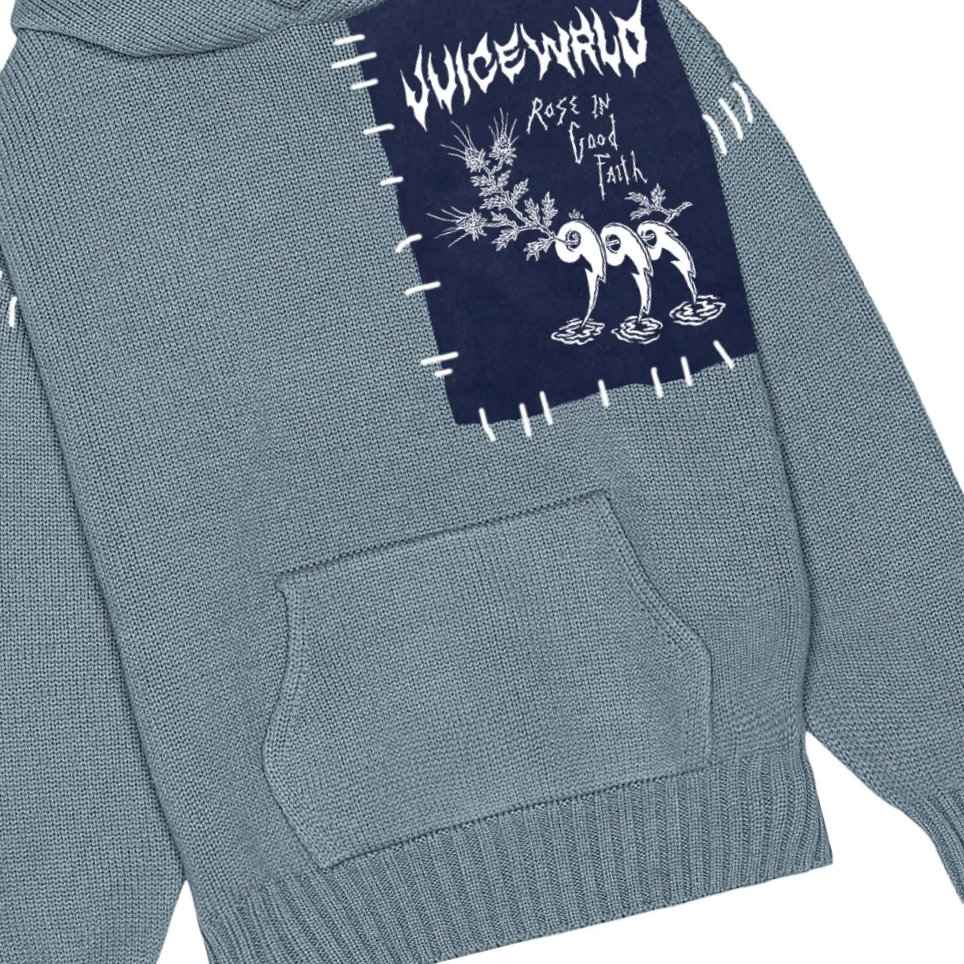 Juice WRLD RIGF 5 GAUGE KNIT HOODIE