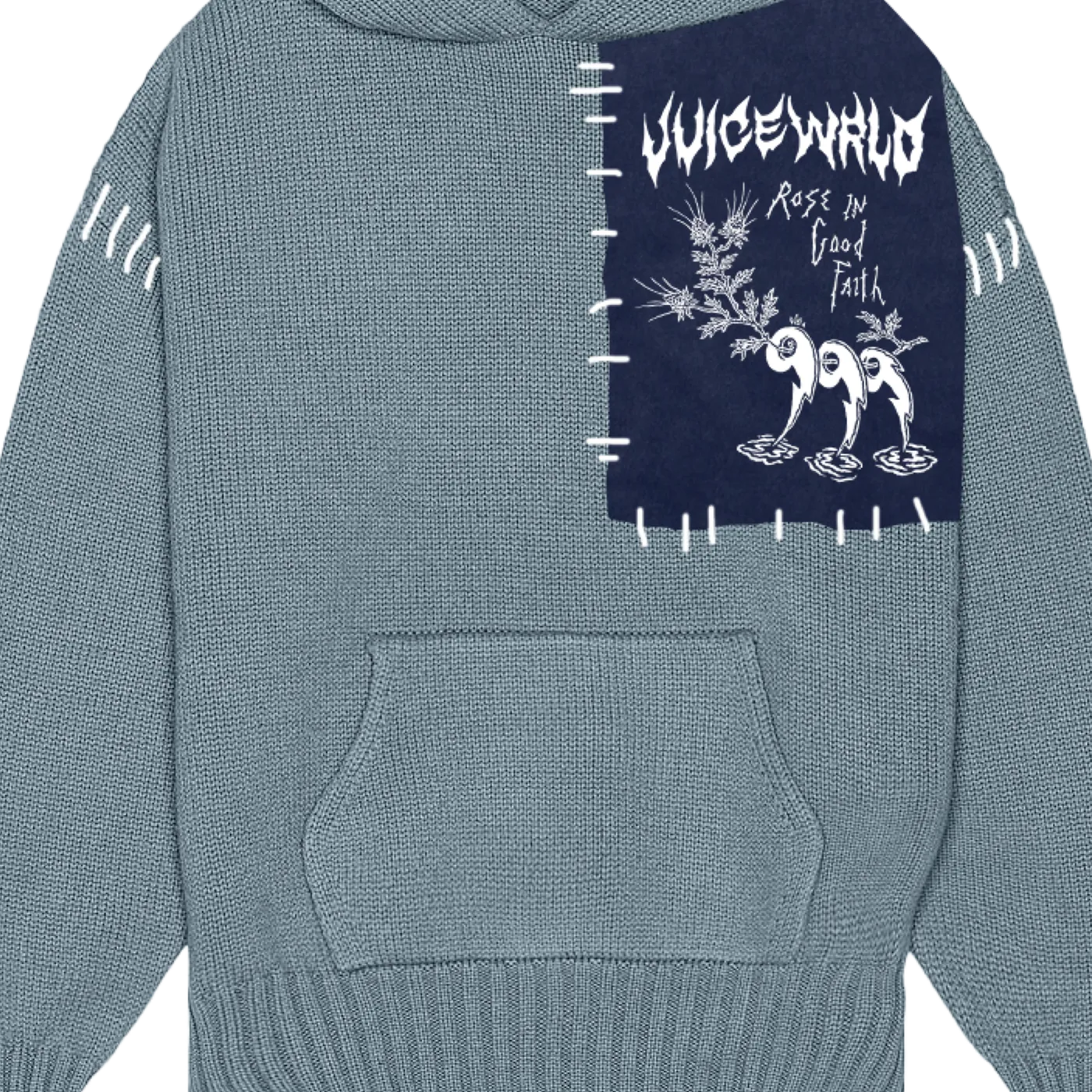 Juice WRLD RIGF 5 GAUGE KNIT HOODIE