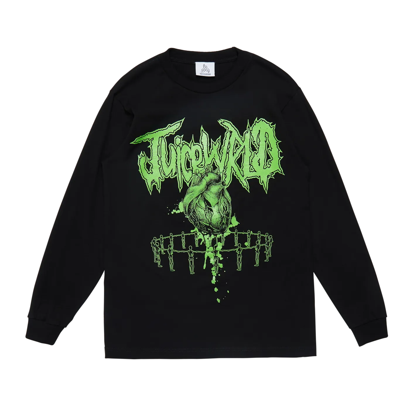 Juice WRLD 3D HEART OF THE ABYSS LONG SLEEVE
