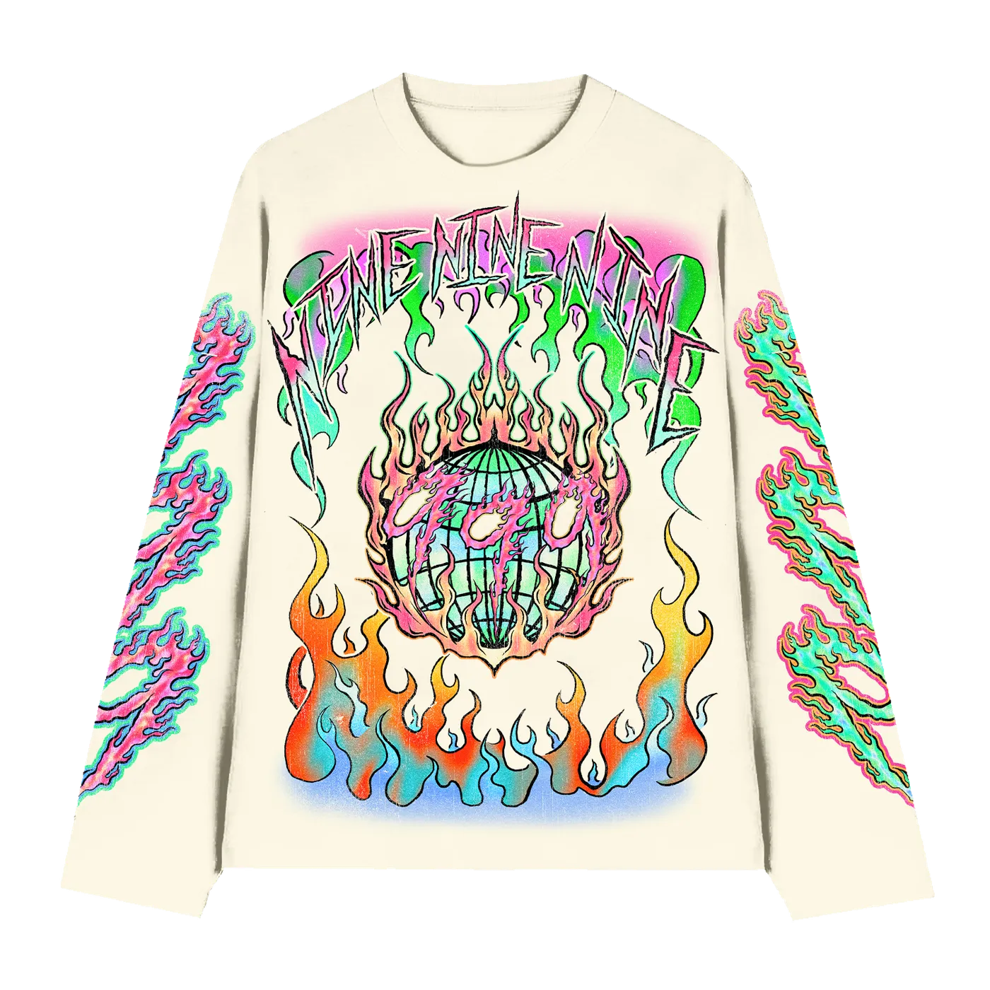 Juice WRLD EYEBALL LONGSLEEVE WHITE