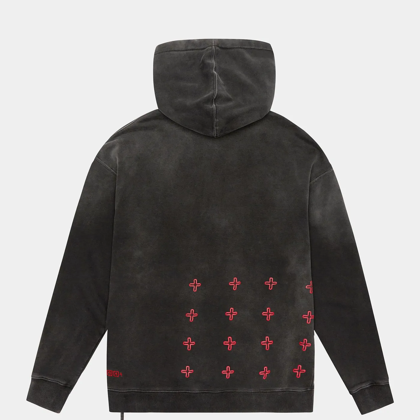 999 JUICE WRLD BIGGIE HOODIE JET BLK FADE