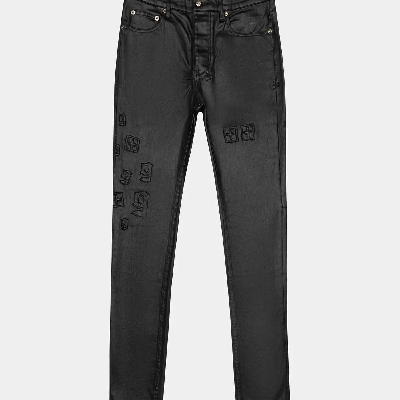 Juice WRLD CHITCH 999 BLACK WAX JEANS