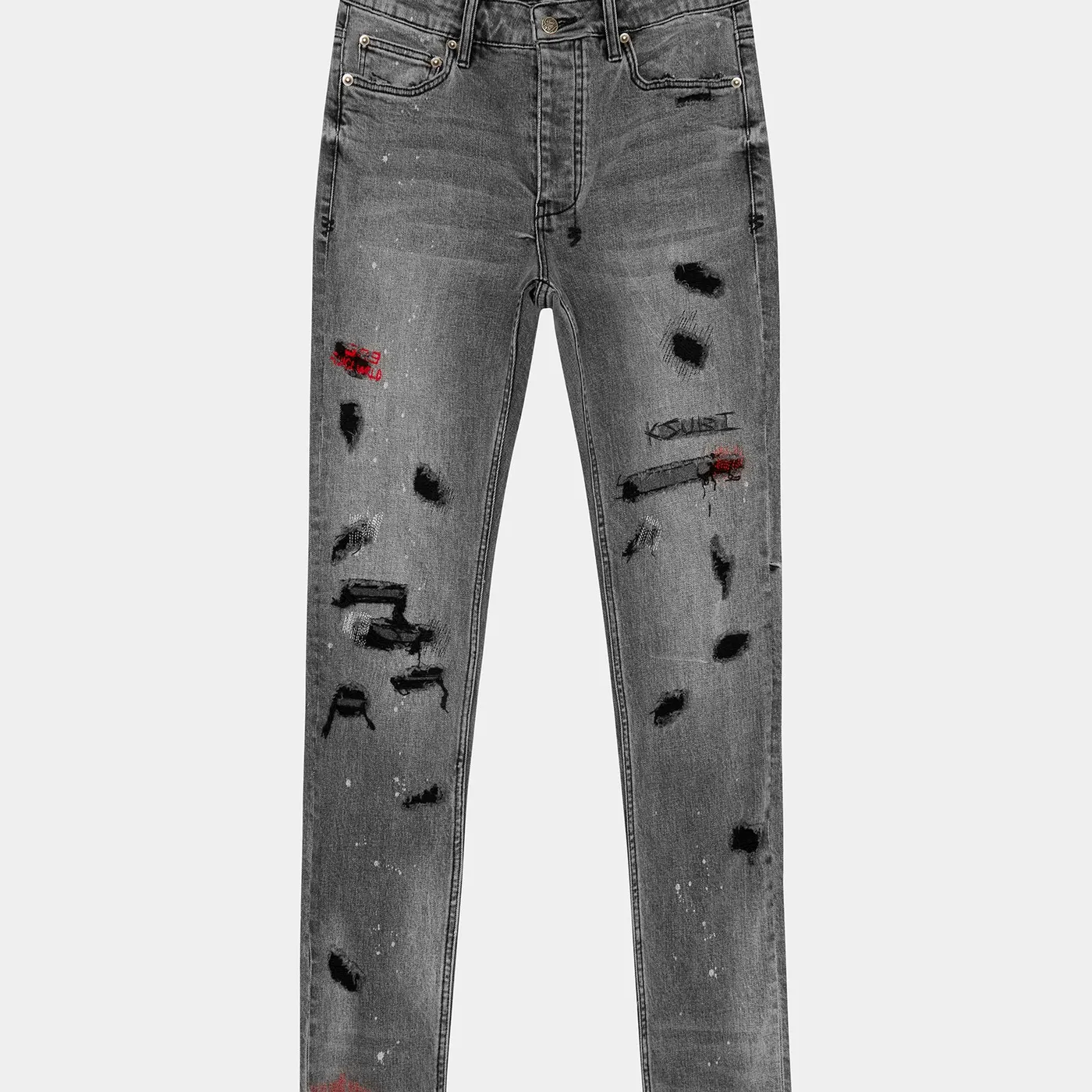 Juice WRLD CHITCH TRASHED DEVIL JEANS