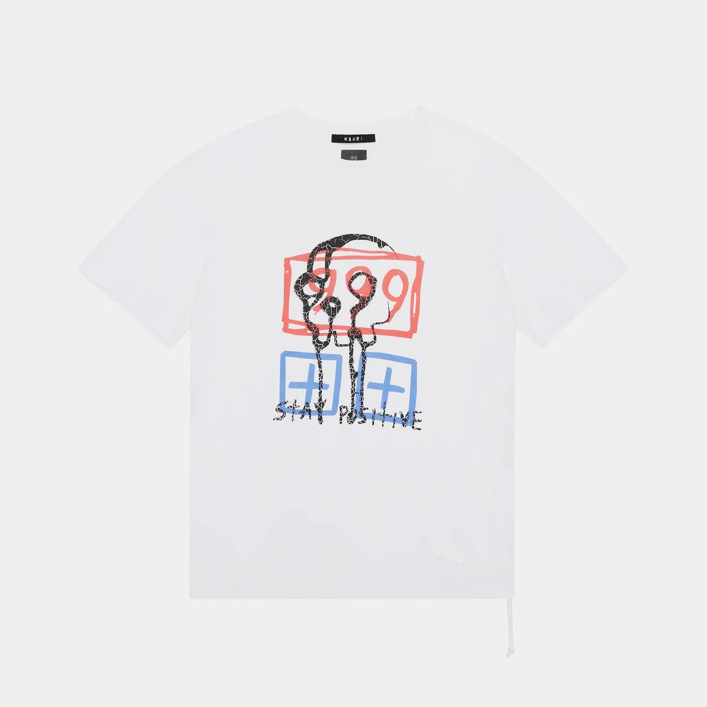 JUICE WRLD KASH SS TEE - VINTAGE WHITE
