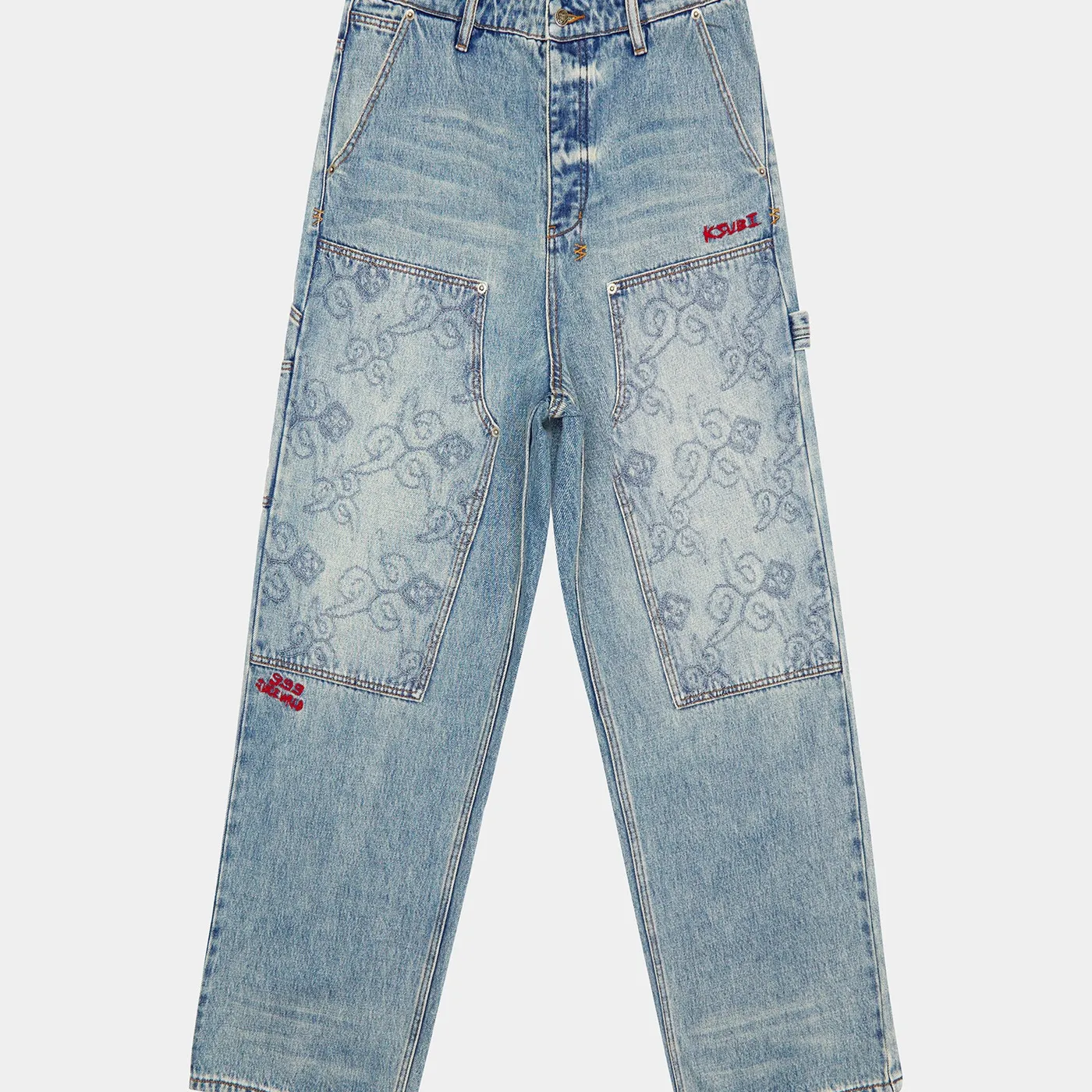 Juice WRLD MAXX OPERATOR JEANS K9 - STONED BLUE DENIM
