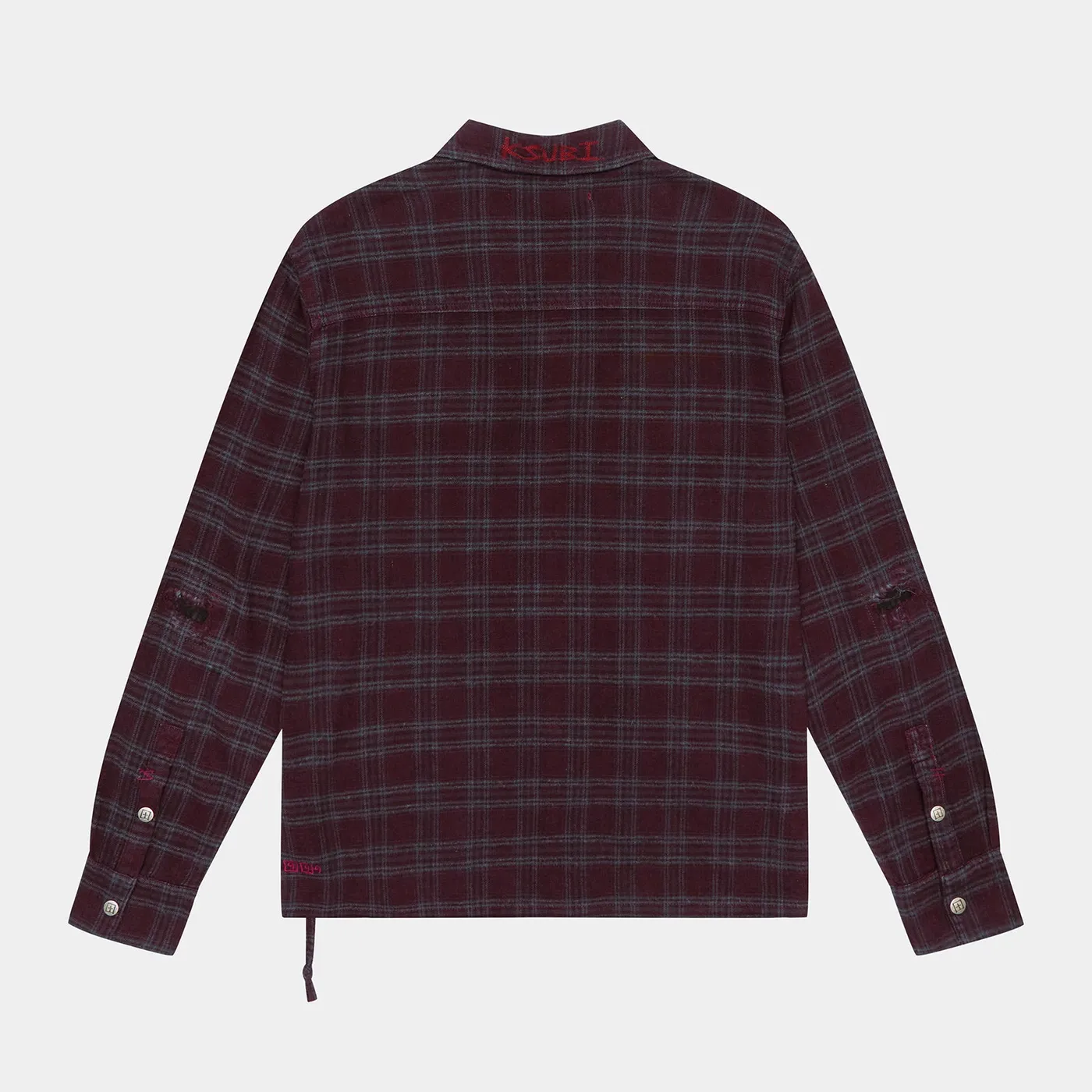 Juice WRLD SPLICED 999 LS SHIRT - HALF TONE CHECK