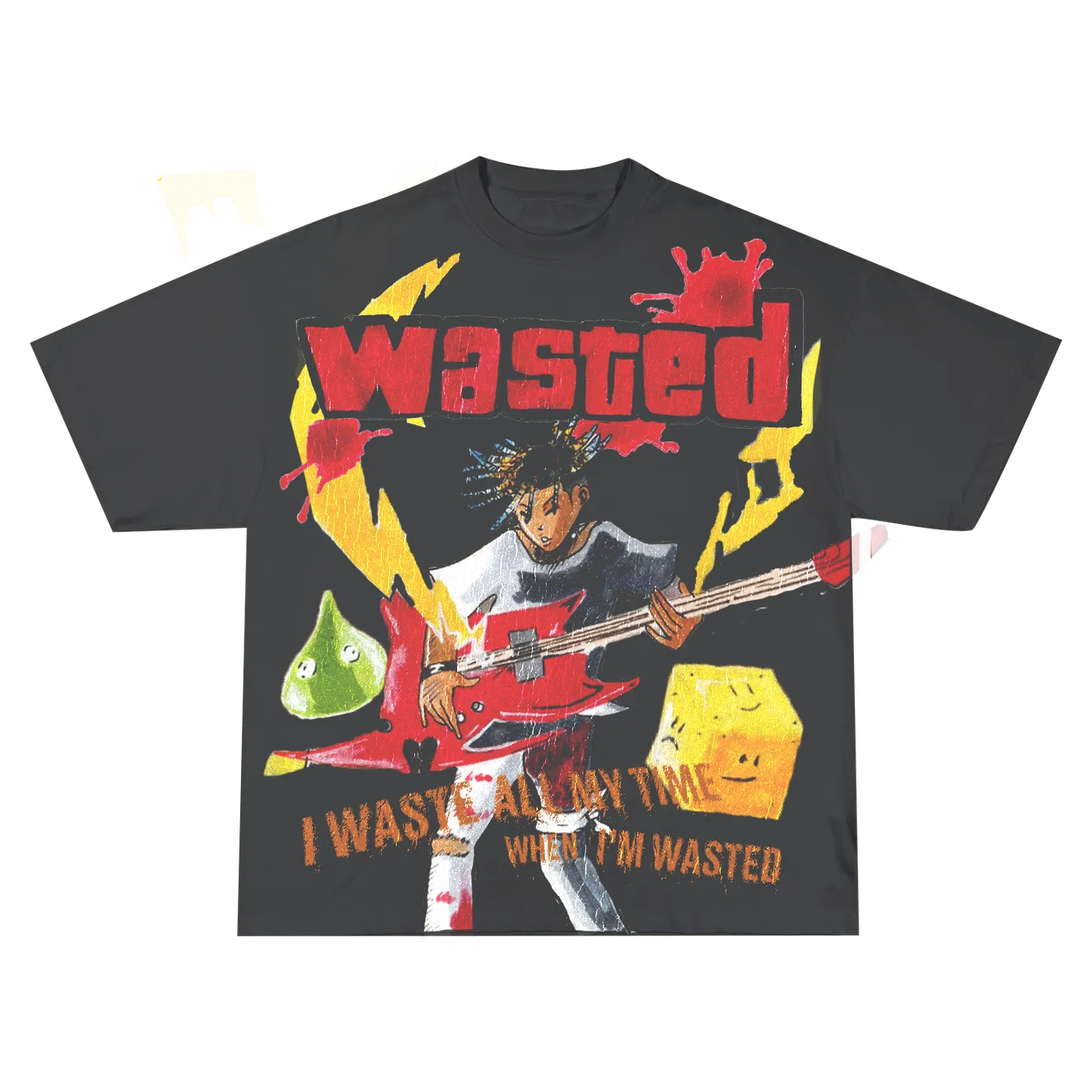 Juice WRLD WASTED TEE GBGR - BLACK