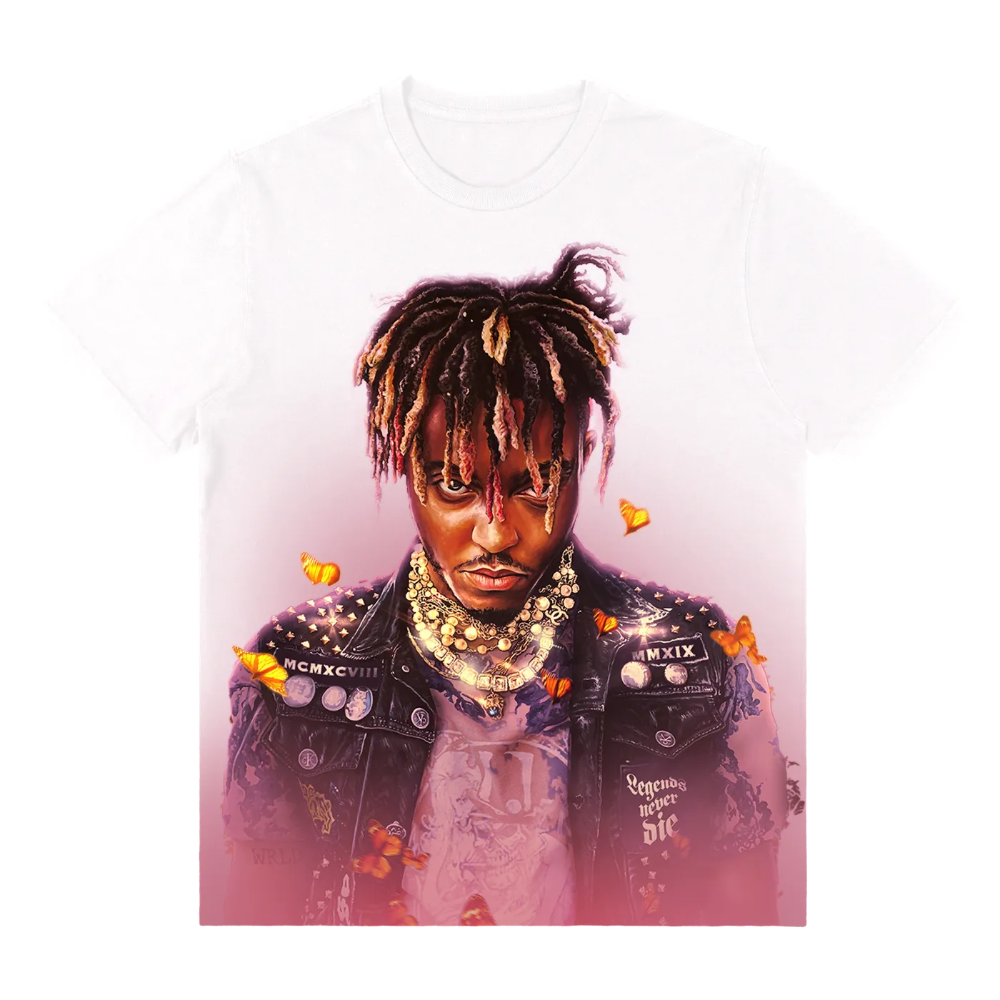 Juice WRLD LND GLOW TEE - WHITE