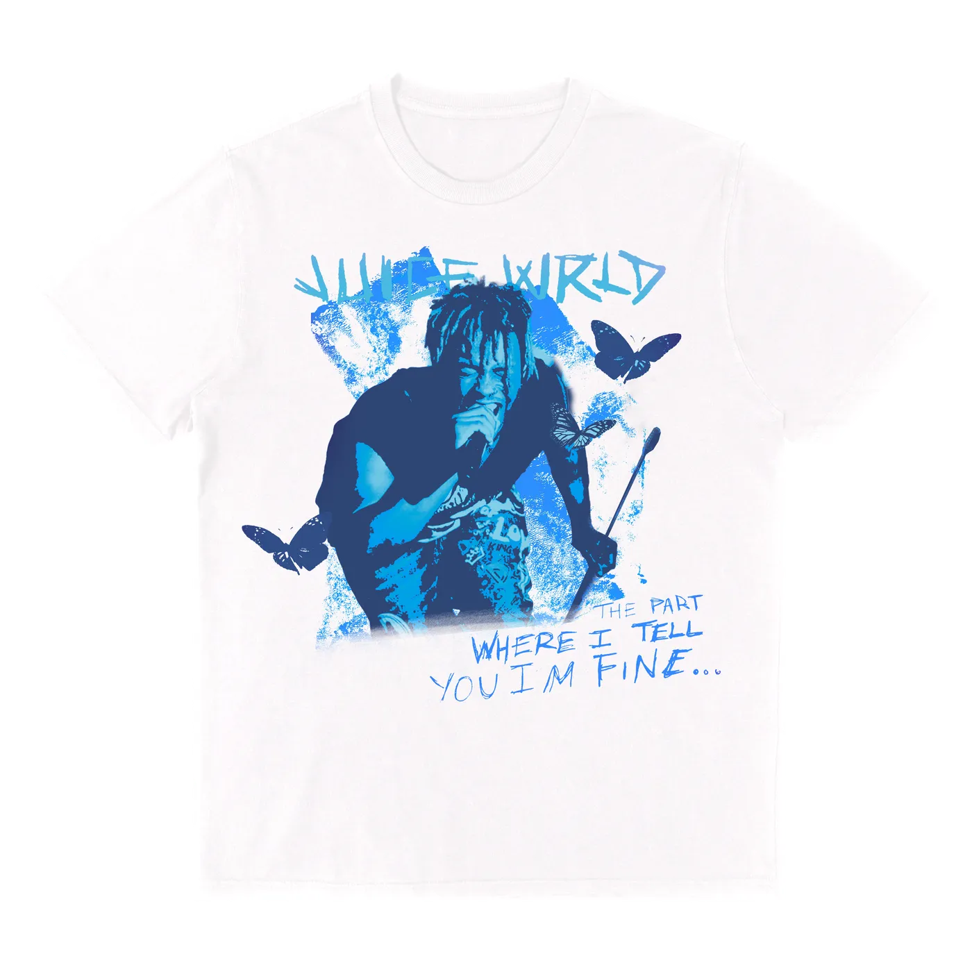Juice WRLD WISHING WELL TEE - WHITE