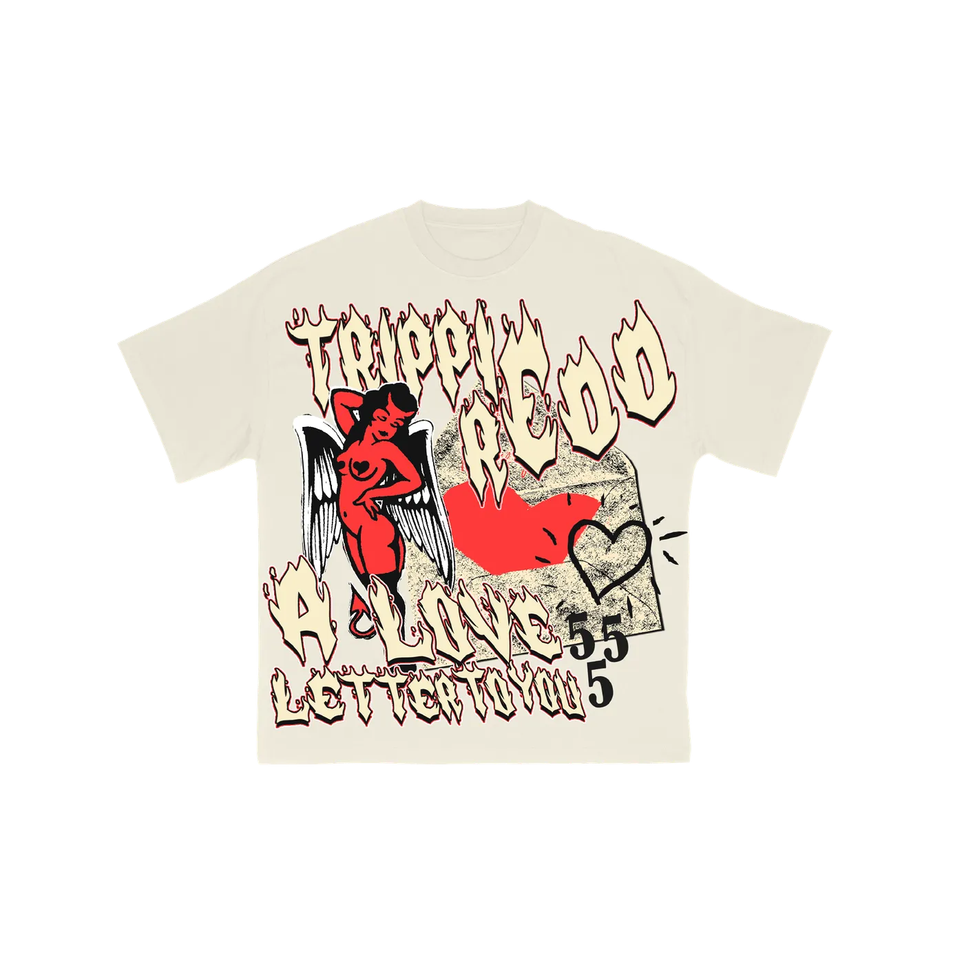 Trippie Redd A LOVE LETTER X MST TEE WHITE