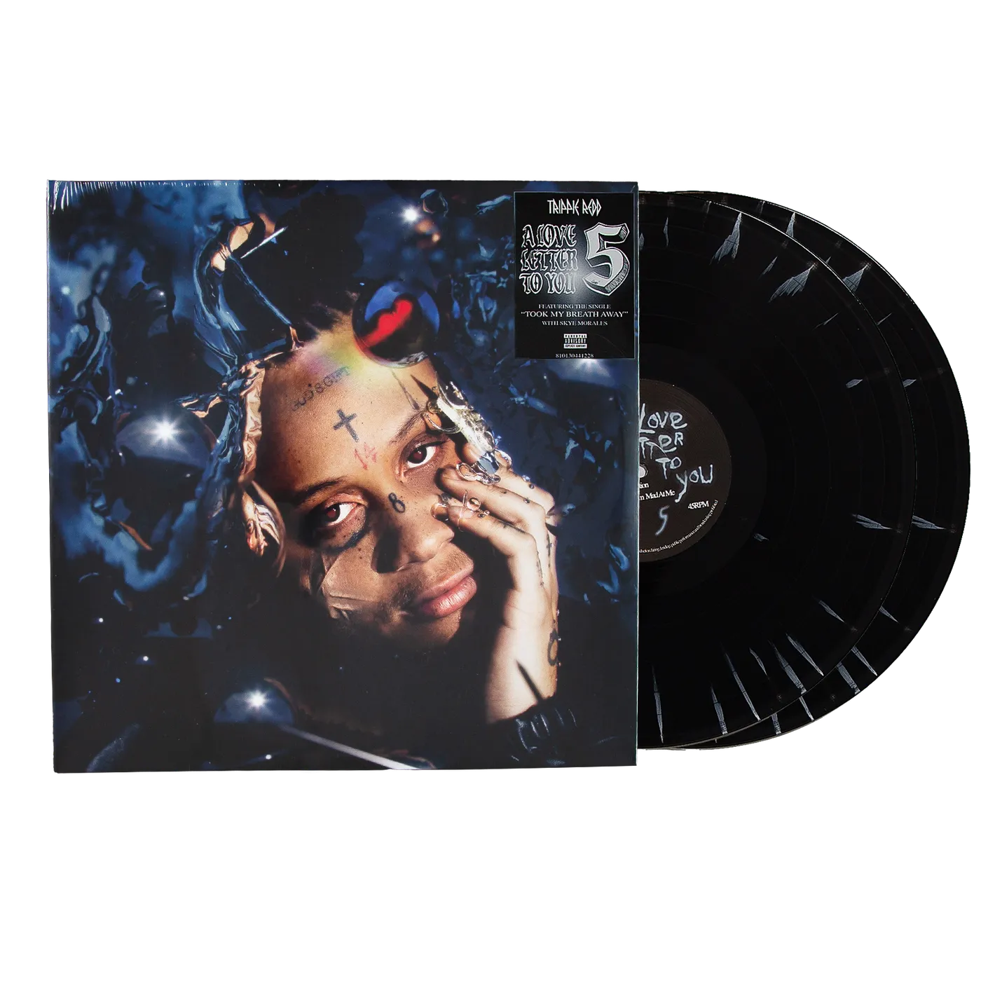 Trippie Redd ALLTY5 LIMITED EDITION VINYL BLACK w WHITE SPLATTER