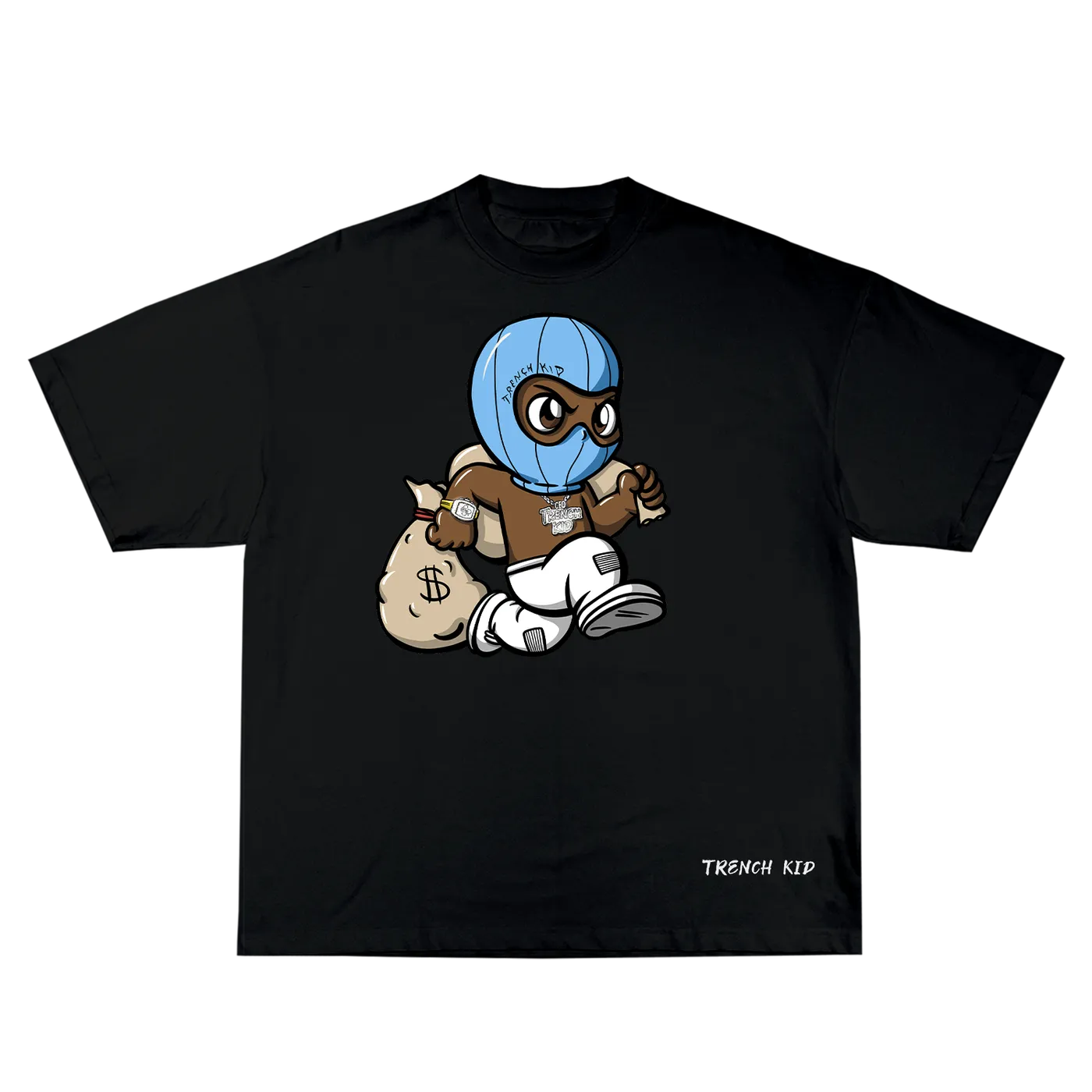 Lil Tjay Blue Ski Mask Tee