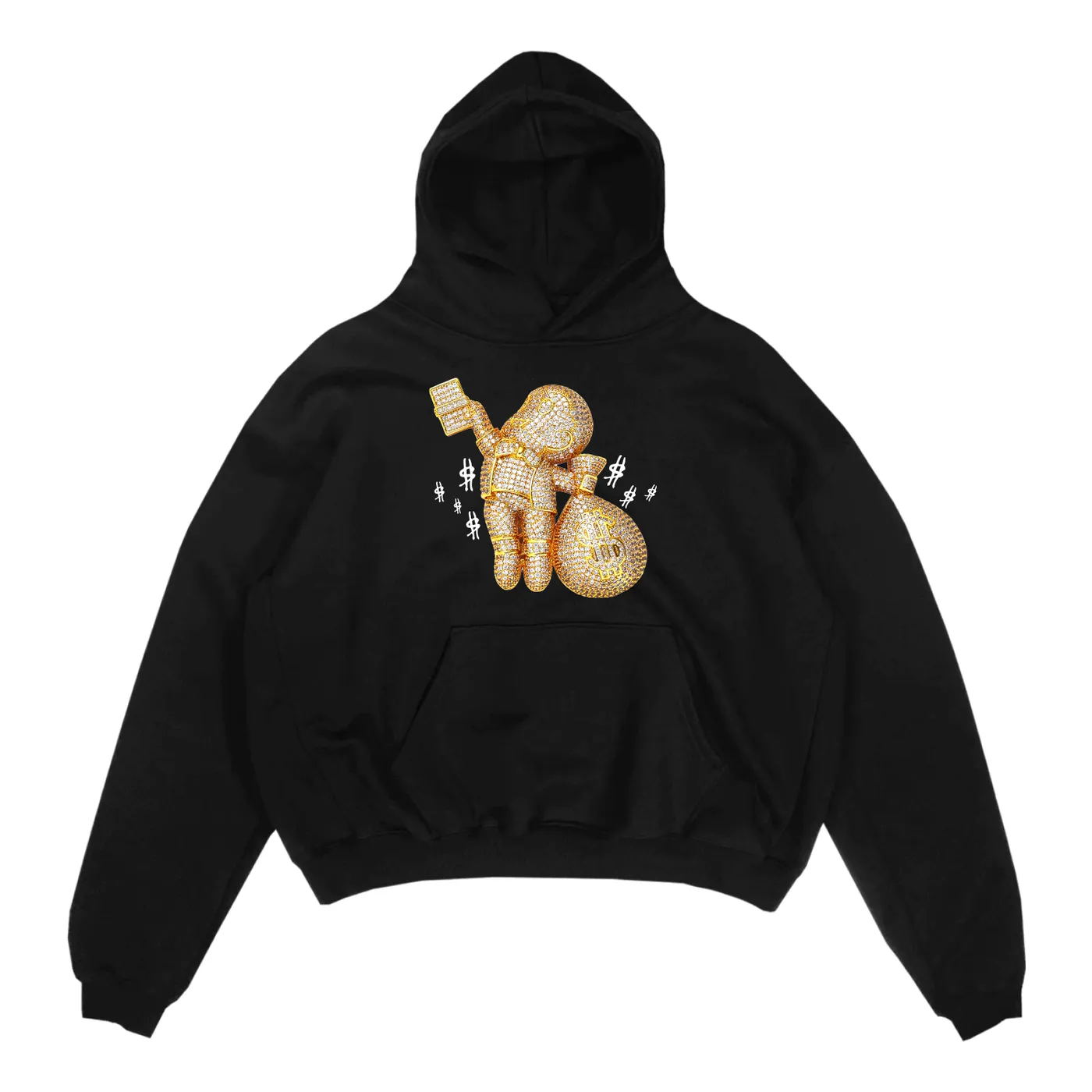 Lil Tjay NITM Stacks Hoodie Black
