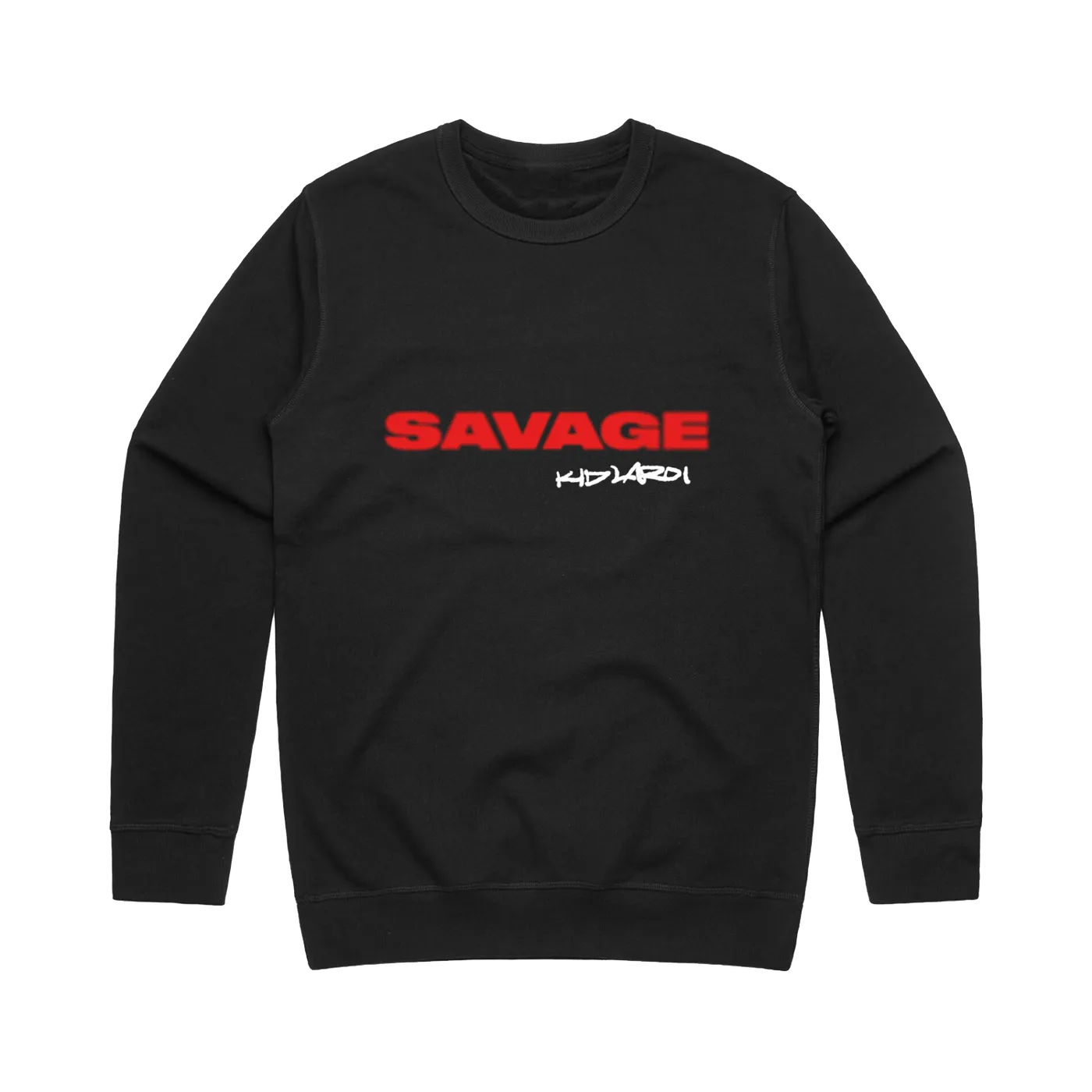 The Kid LAROI Savage Crewneck Black