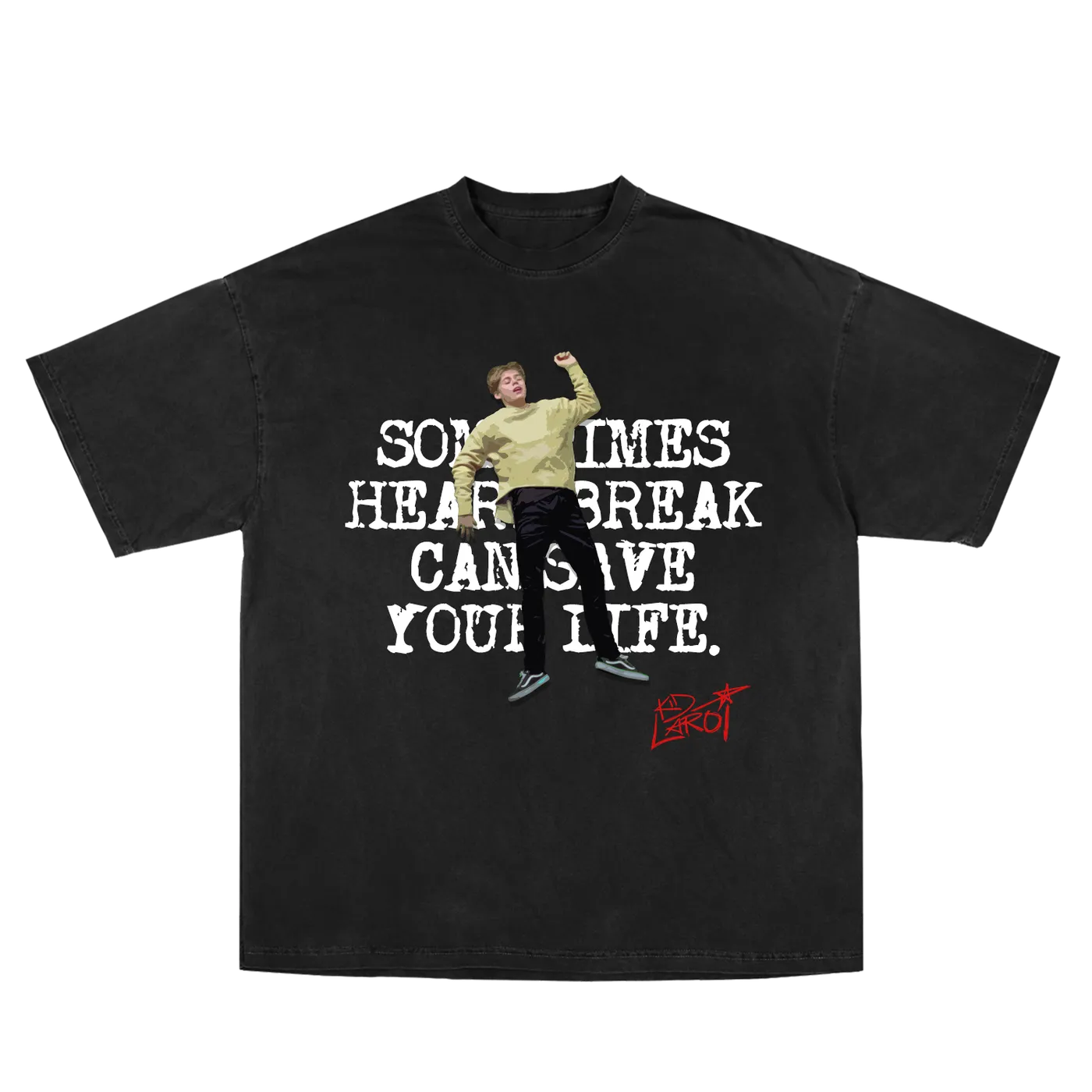 The Kid LAROI Heartbreak Tee Black