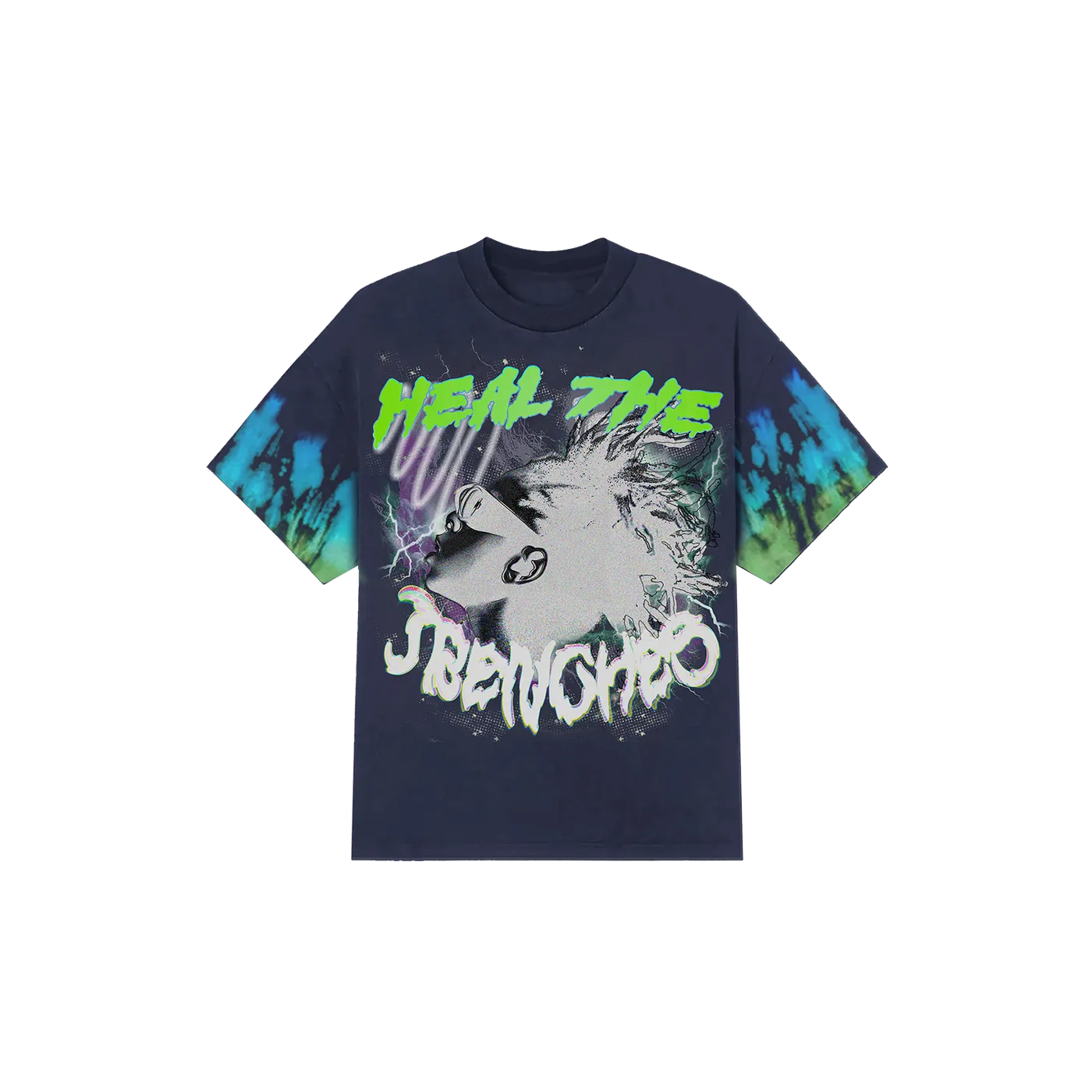 Lil Durk Heal The Trenches Tee Navy