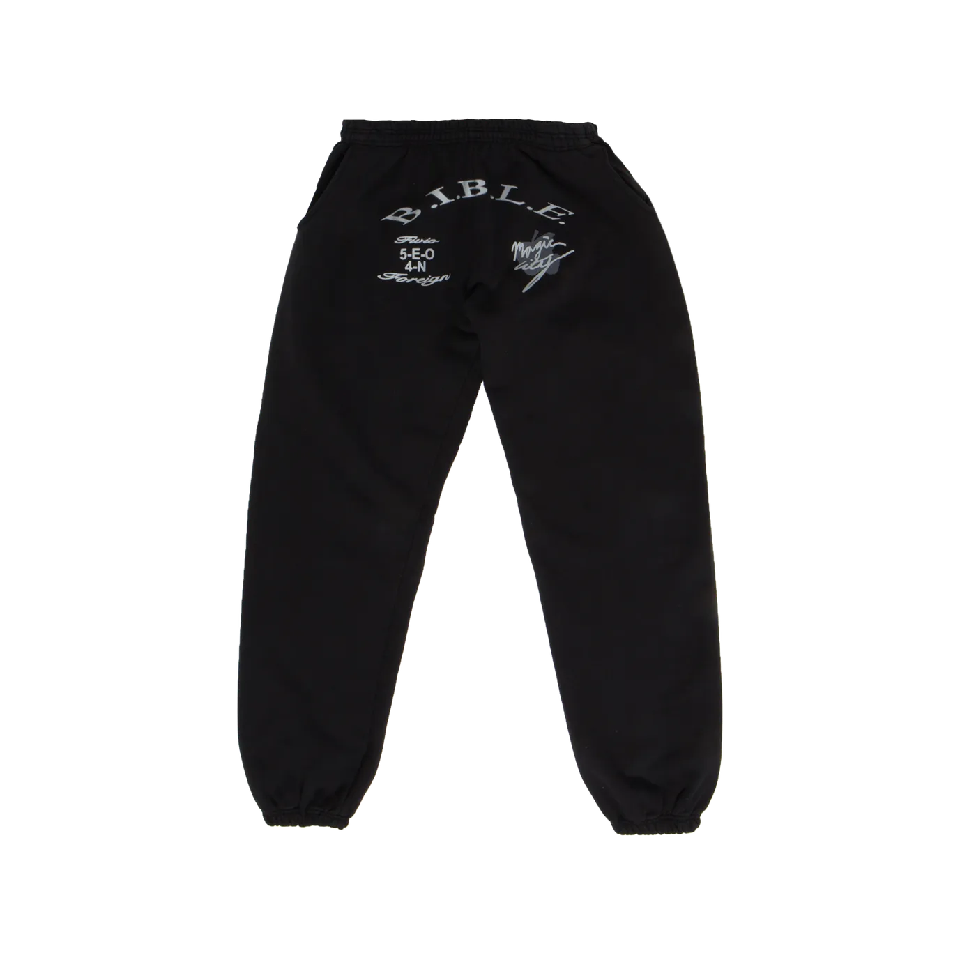 Fivio Foreign B.I.B.L.E. Sweatpants Black