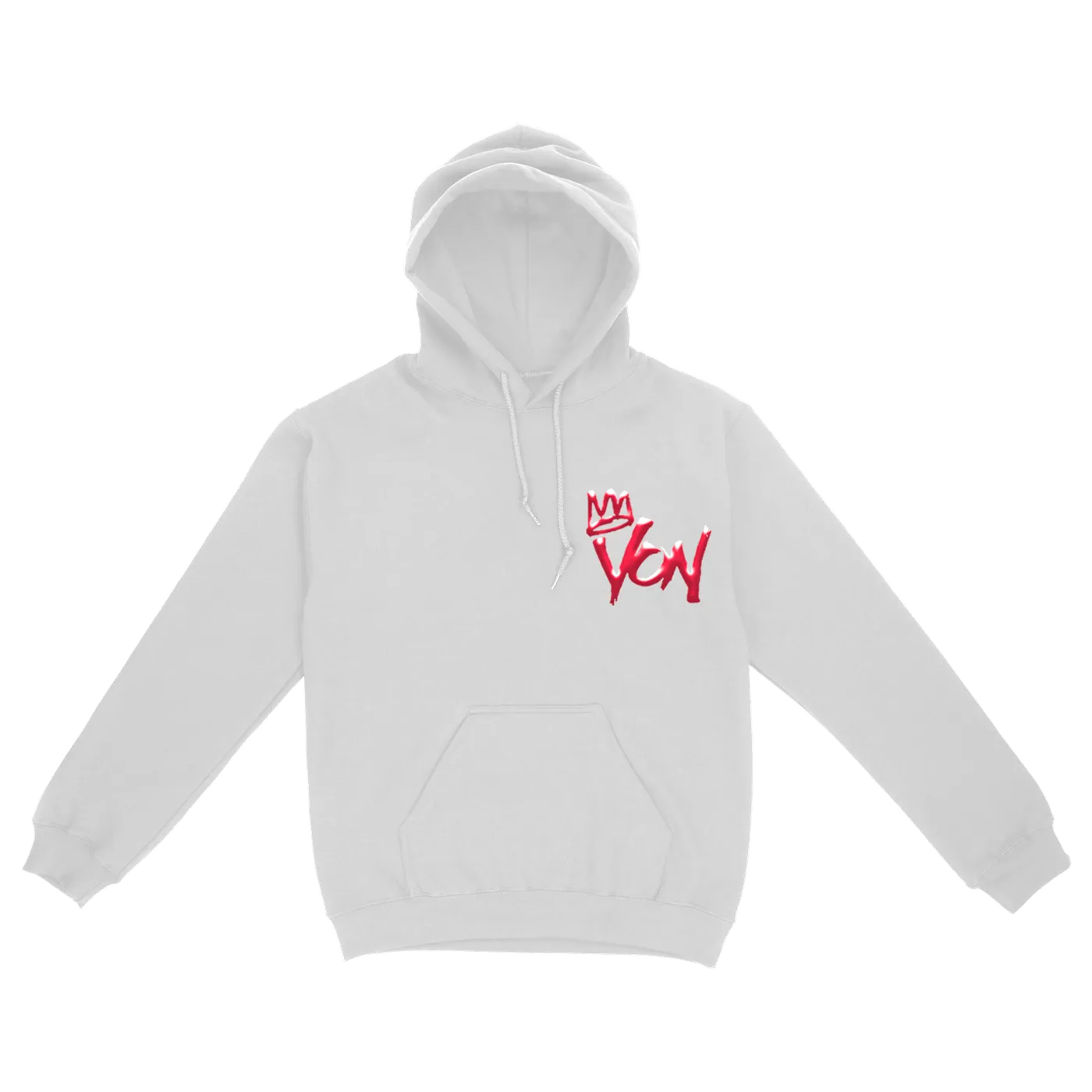 King Von Top of The World Hoodie White