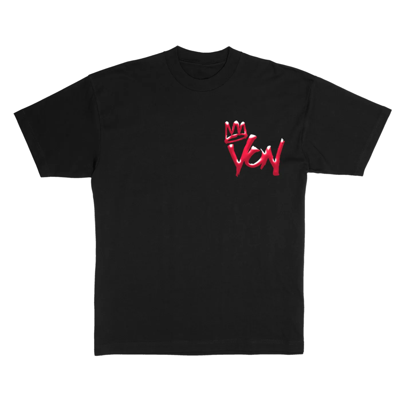 King Von Top of The World Tee Black