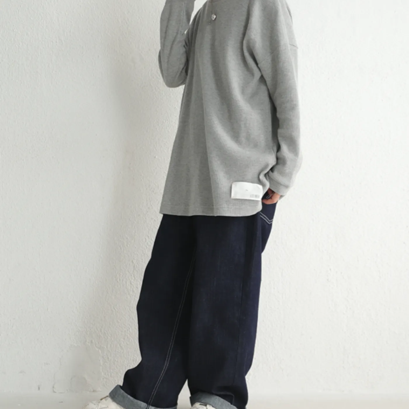 Neighbors Complain nbcp waffle roomwear feat.antiqua (heather gray)