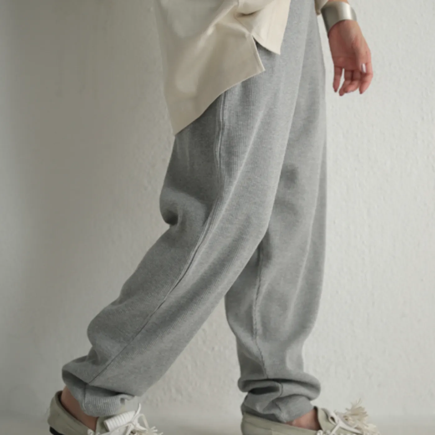 Neighbors Complain nbcp waffle roomwear feat.antiqua (heather gray)